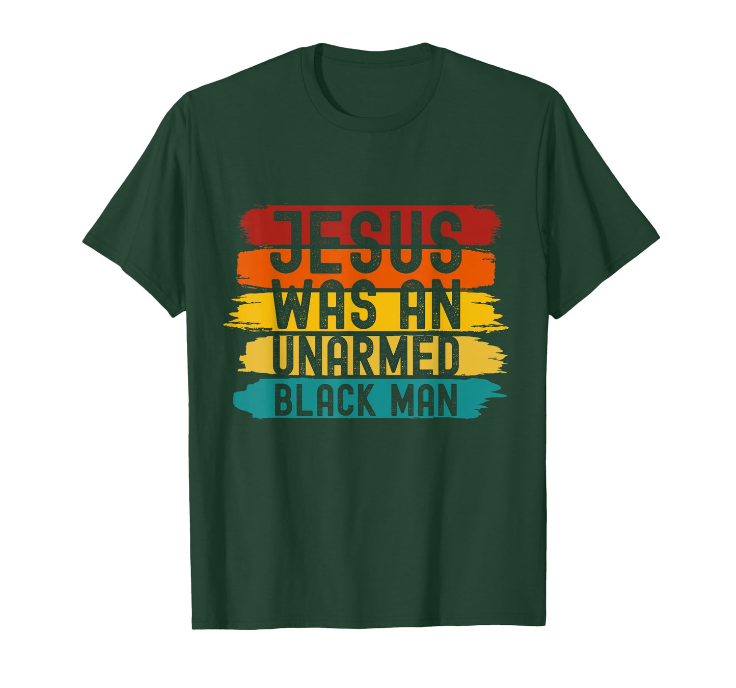 Jesus Was An Unarmed Black Man Retro Vintage Christian Lover T-Shirt