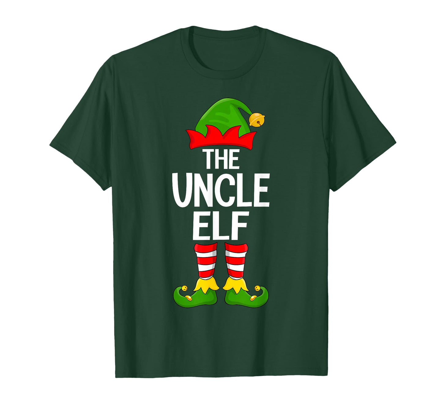 Uncle Elf Xmas Matching Family Elf Squad Christmas T-Shirt