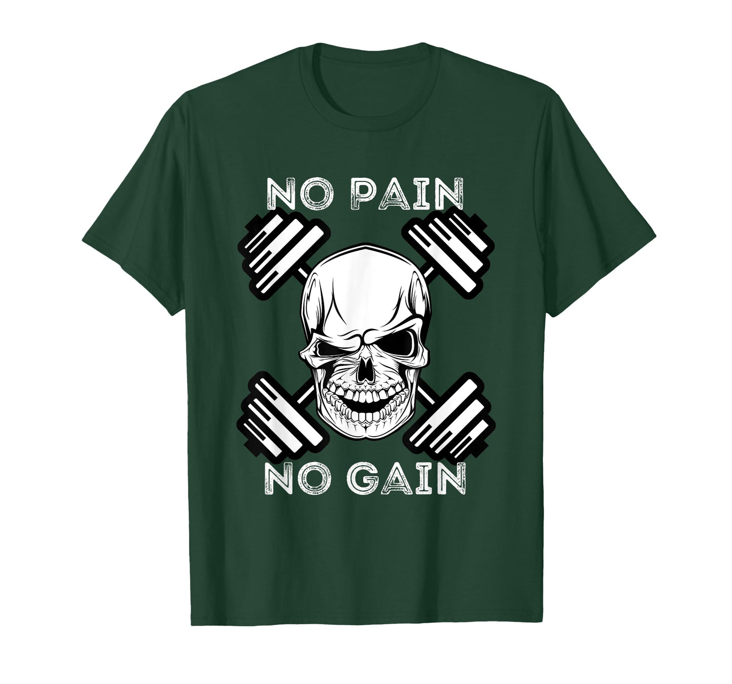 No Pain No Gain - Powerlifting Workout Gym Weightlifting T-Shirt