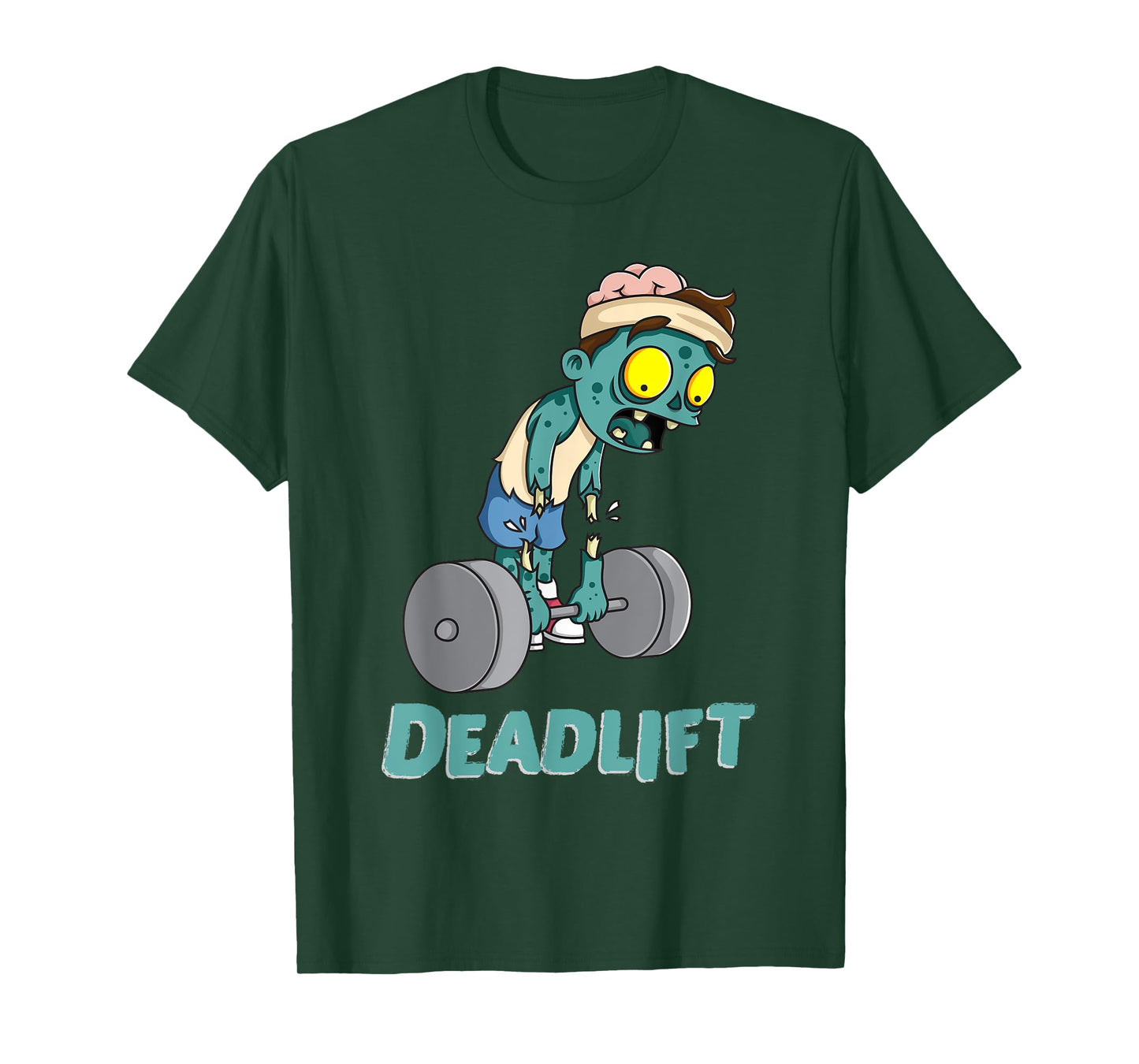Zombie Workout Shirt Deadlift Gym Fitness Gift For Men Women T-Shirt