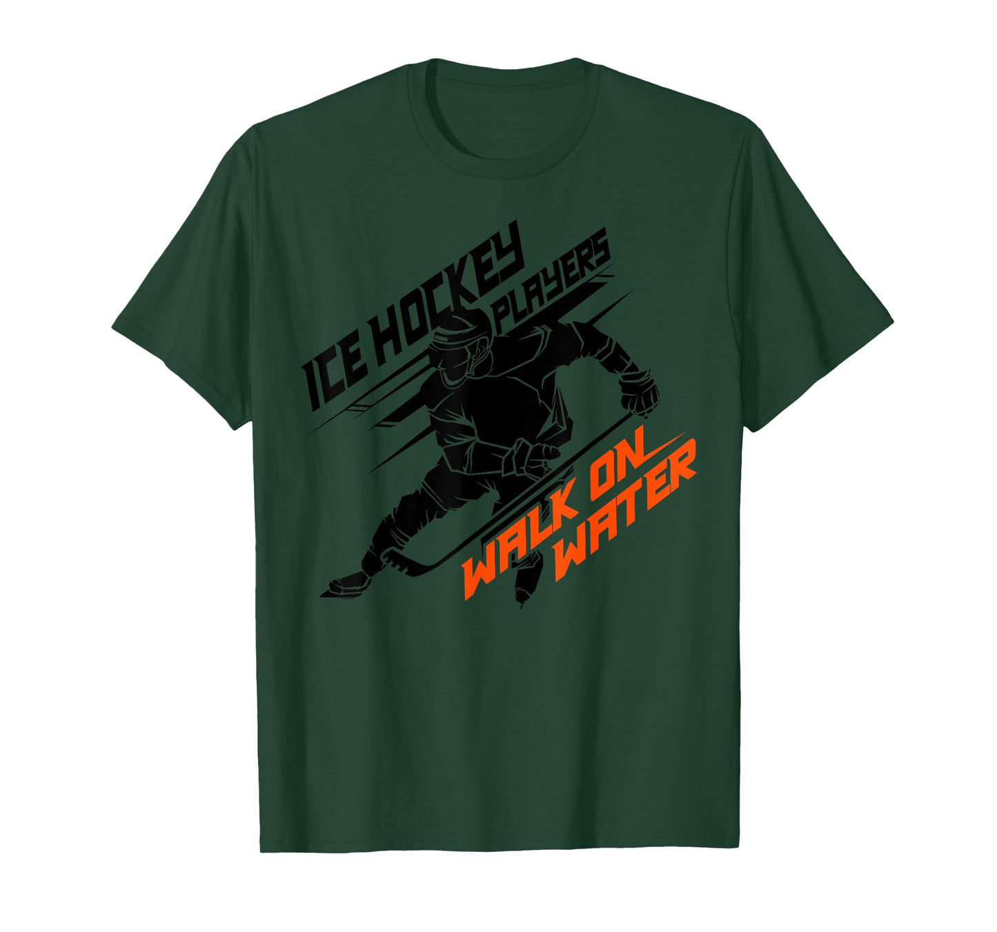 Ice Hockey Players Walk on Water - Superpower Gift T-Shirt