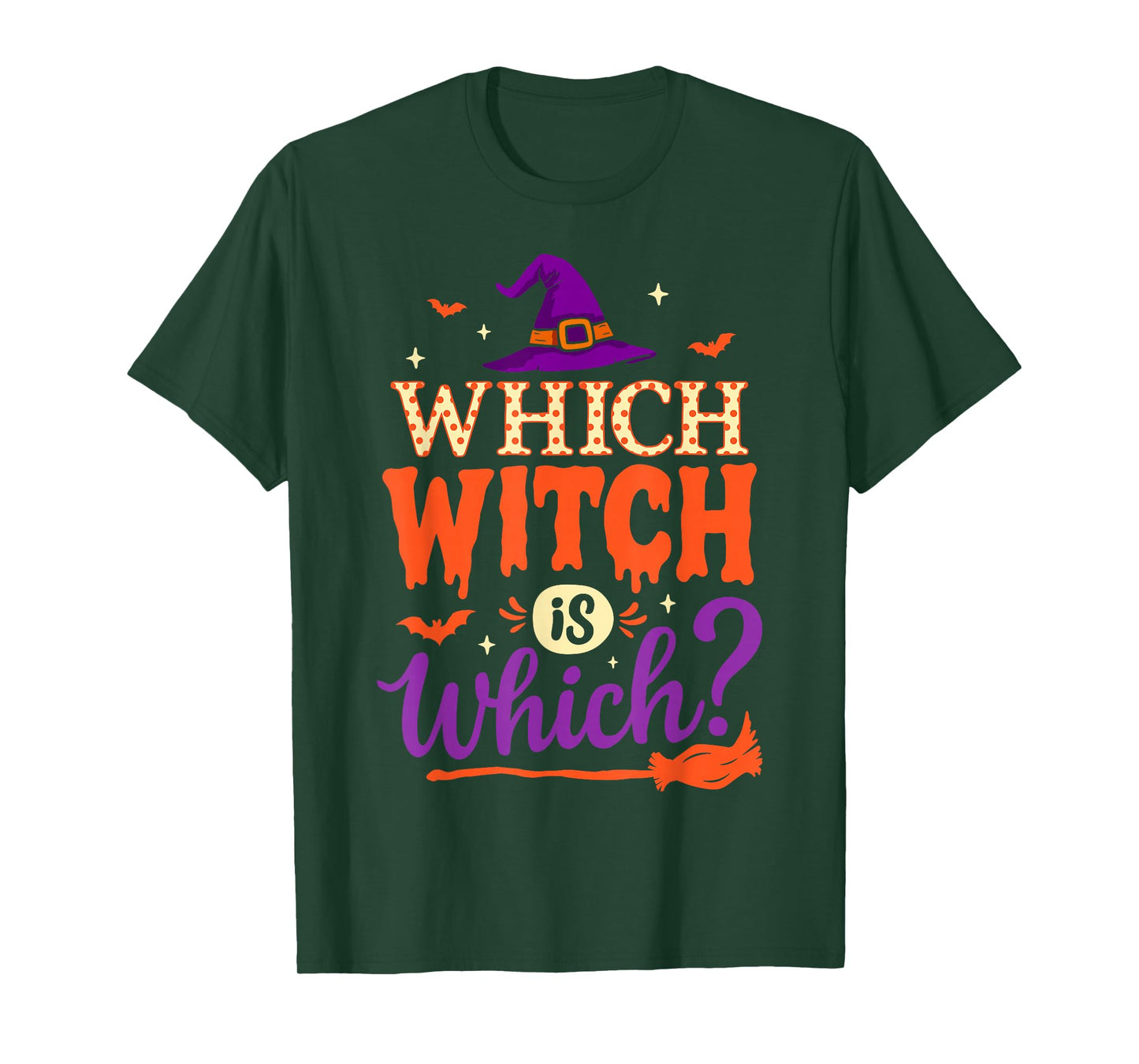 Which Witch is Which Halloween for Women Men English Teacher T-Shirt