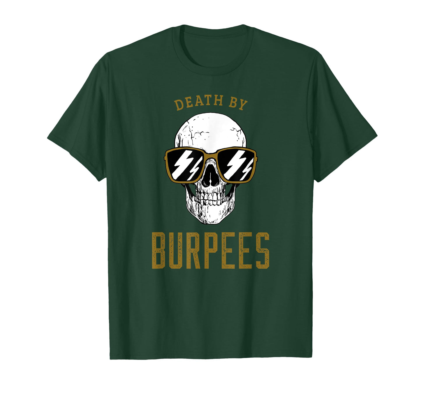 Death By Burpees - Gym Workout Funny Burpees T-Shirt
