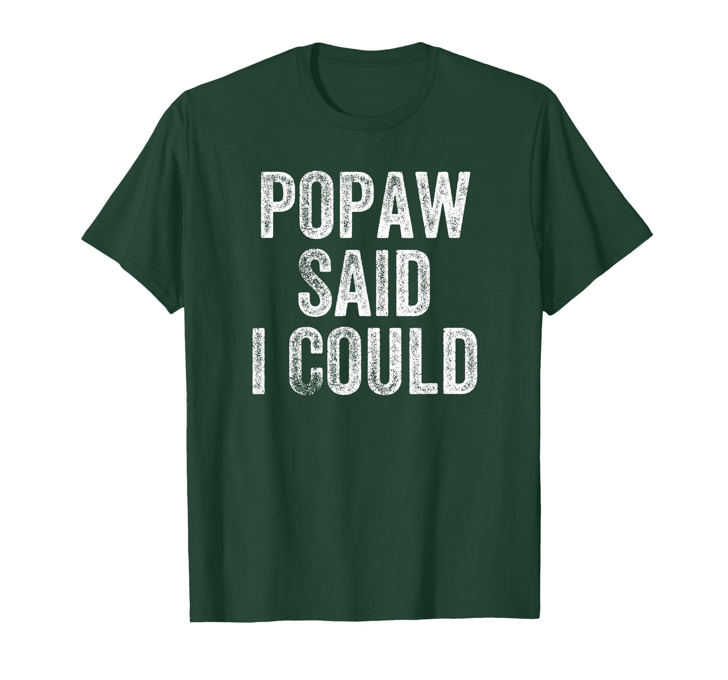 Popaw Said I Could Funny Grandchild Grandson Granddaughter T-Shirt