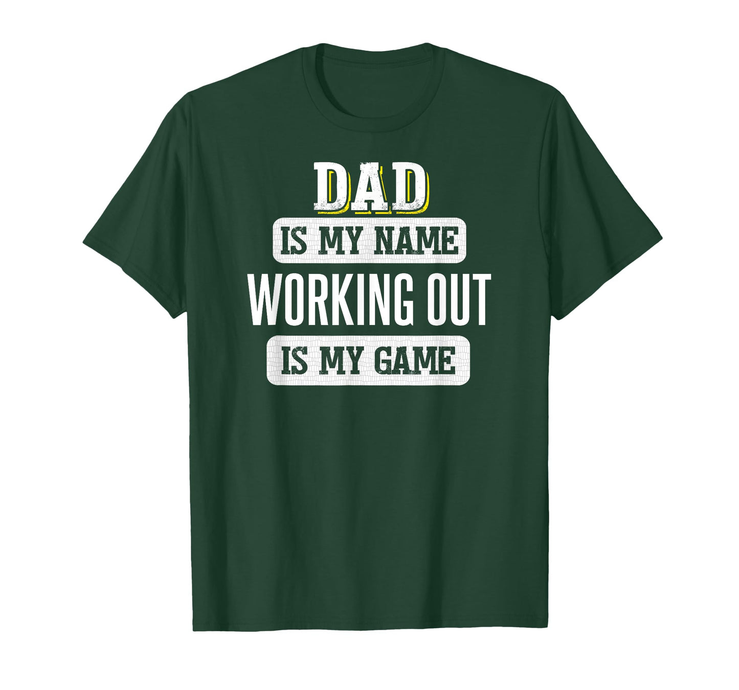 Funny Working Out Gift for Dad Fathers Day Design T-Shirt