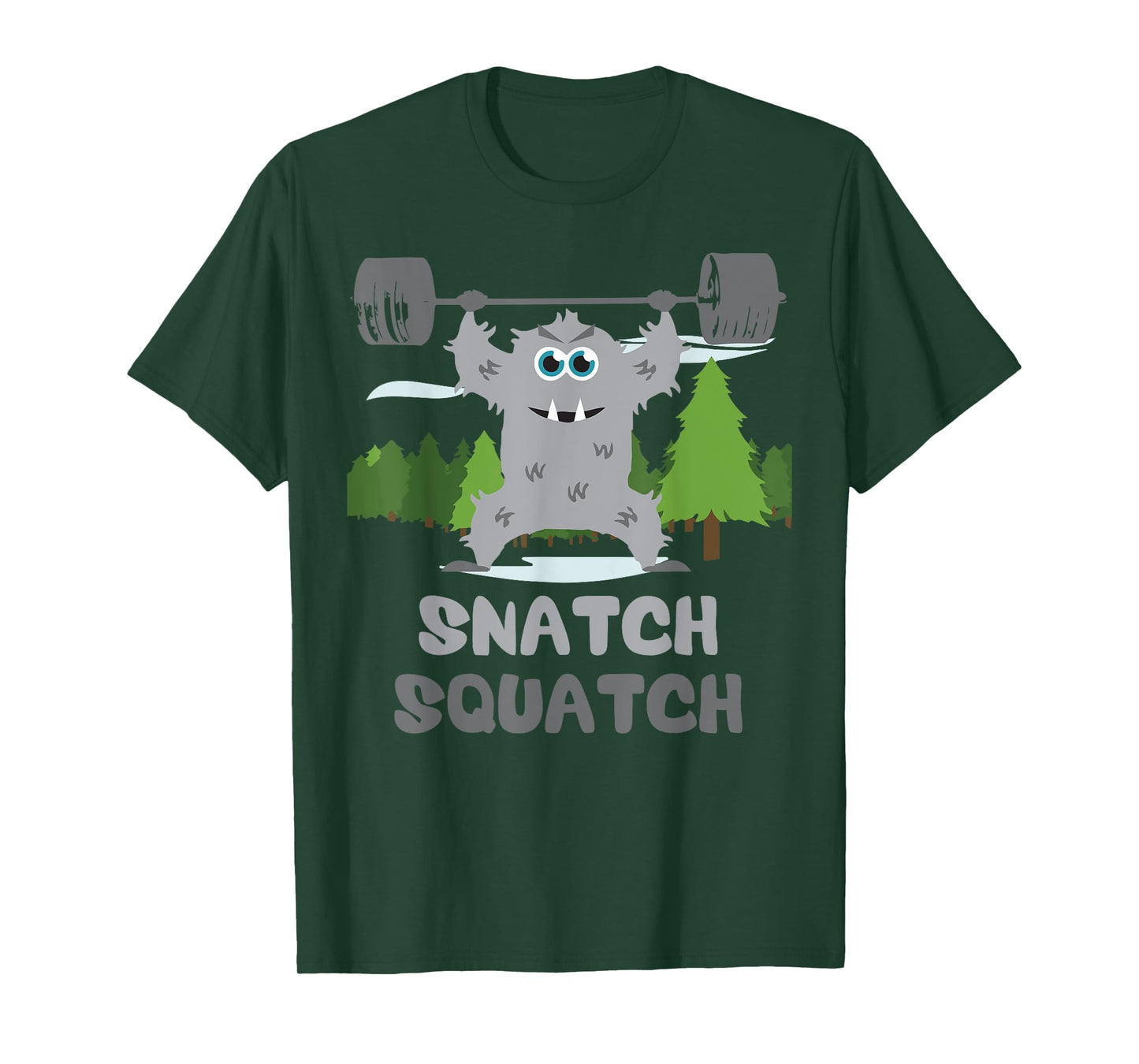 Snatch Squatch - Cartoon - Beast - Gym T-Shirt T-Shirt