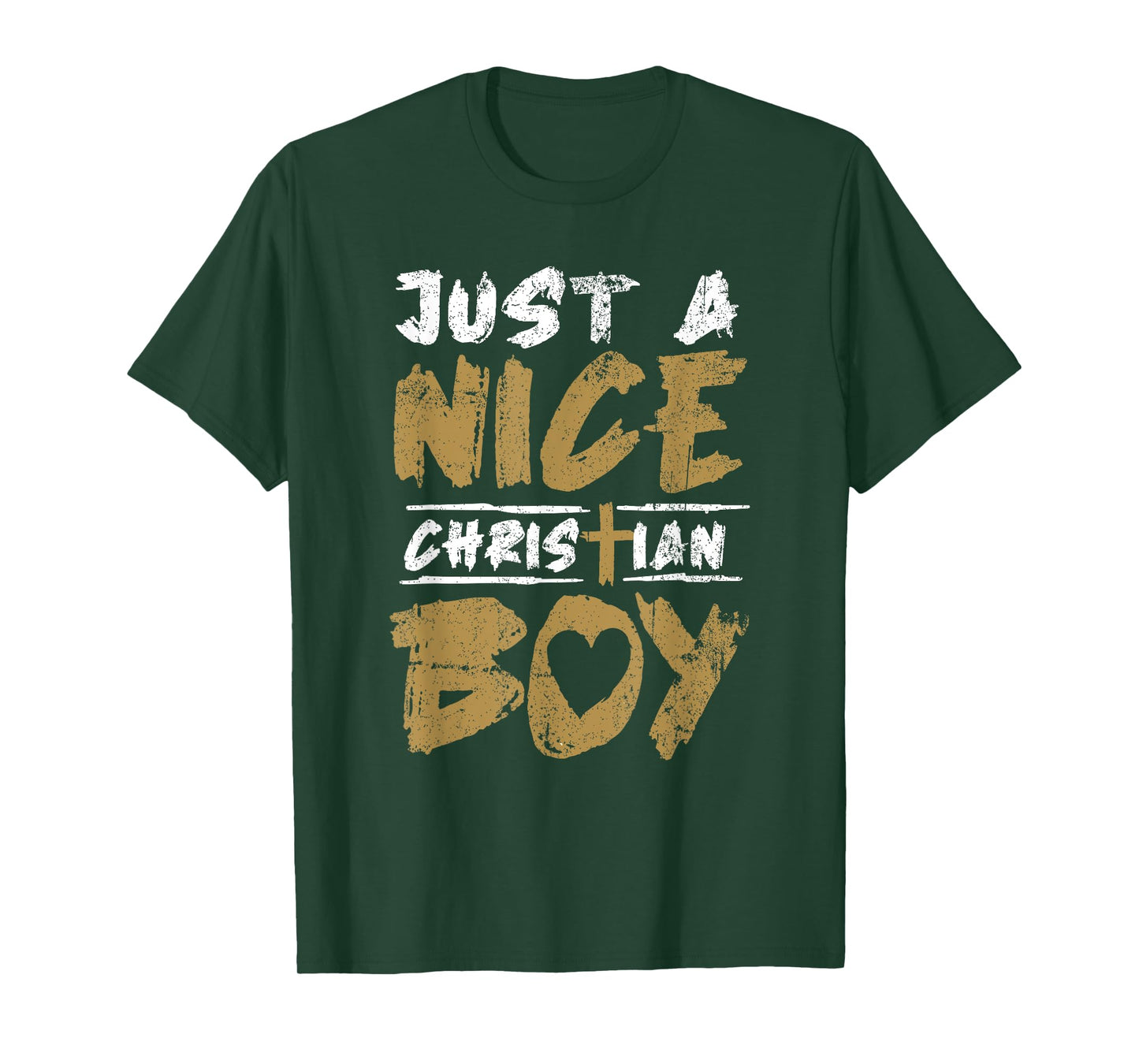 Religious Mens Teen Boys Kids Just a Good Ole Christian Boy T-Shirt