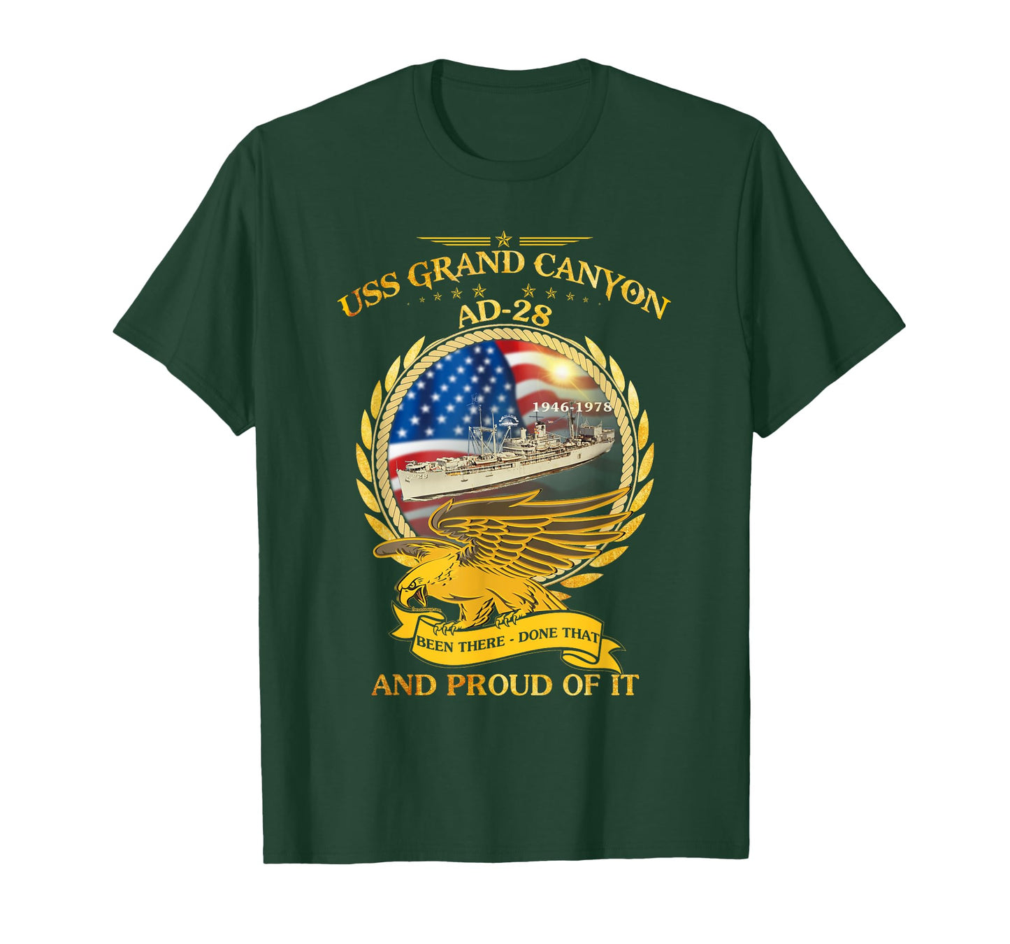 USS Grand Canyon (AD-28) 1946-1978 T-Shirt