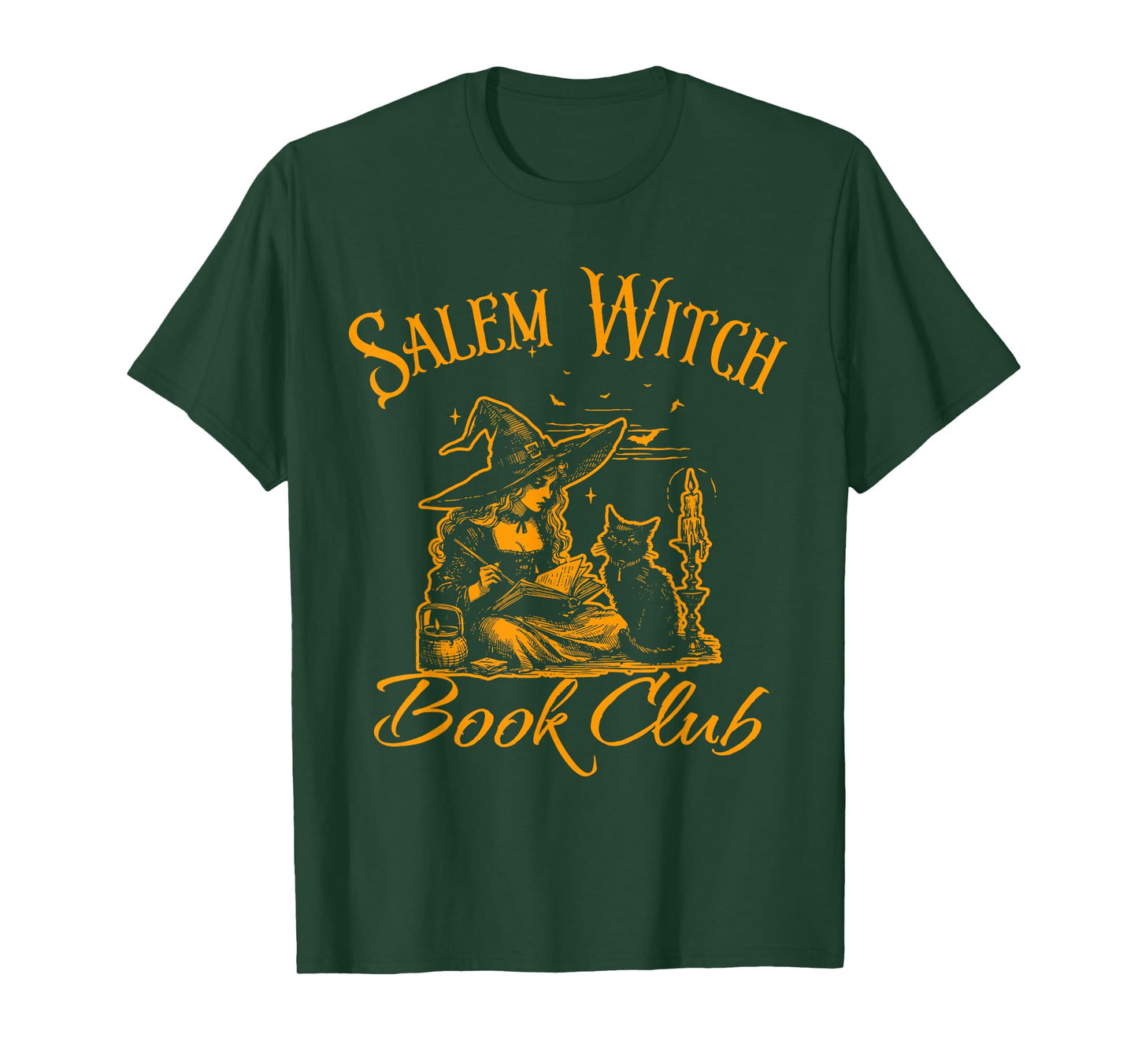 Salem Witch Book Club Halloween Spooky Reader T-Shirt