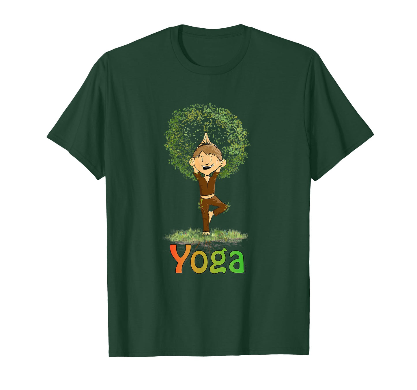 Kids Toddler Yoga Yogini The Tree Vrikshasana T-Shirt