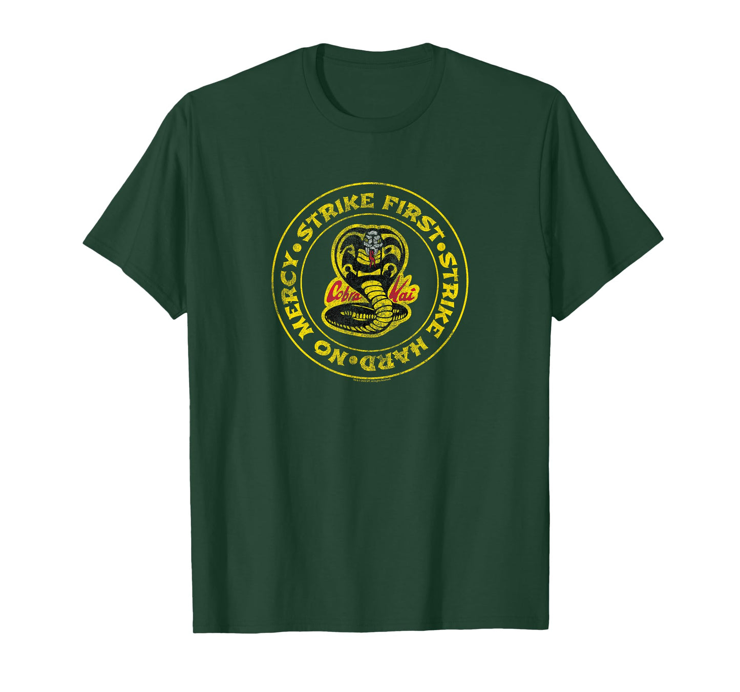 Cobra Kai Strike First Circle Logo T-Shirt