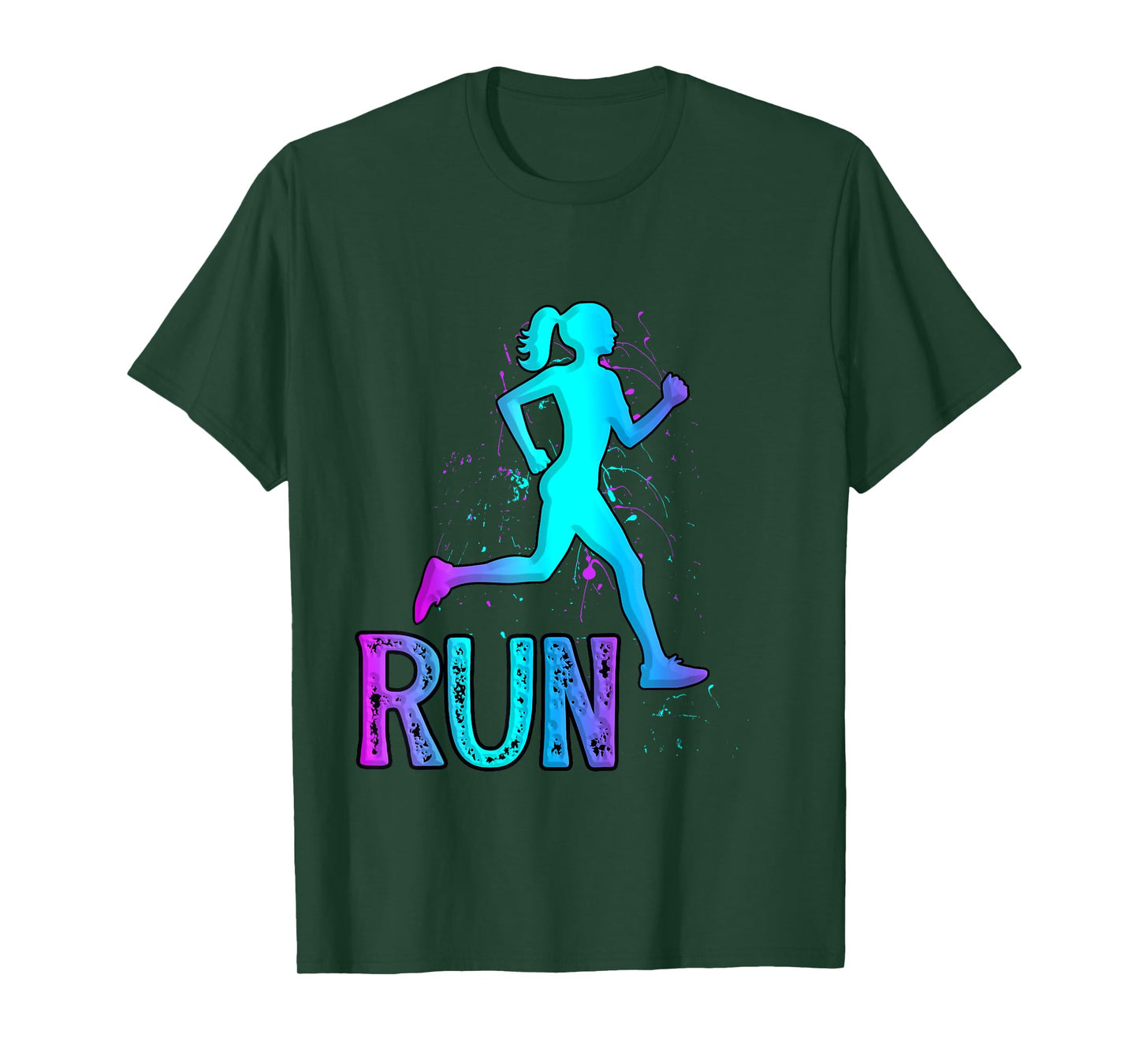 Running Girl for girls runners T-Shirt