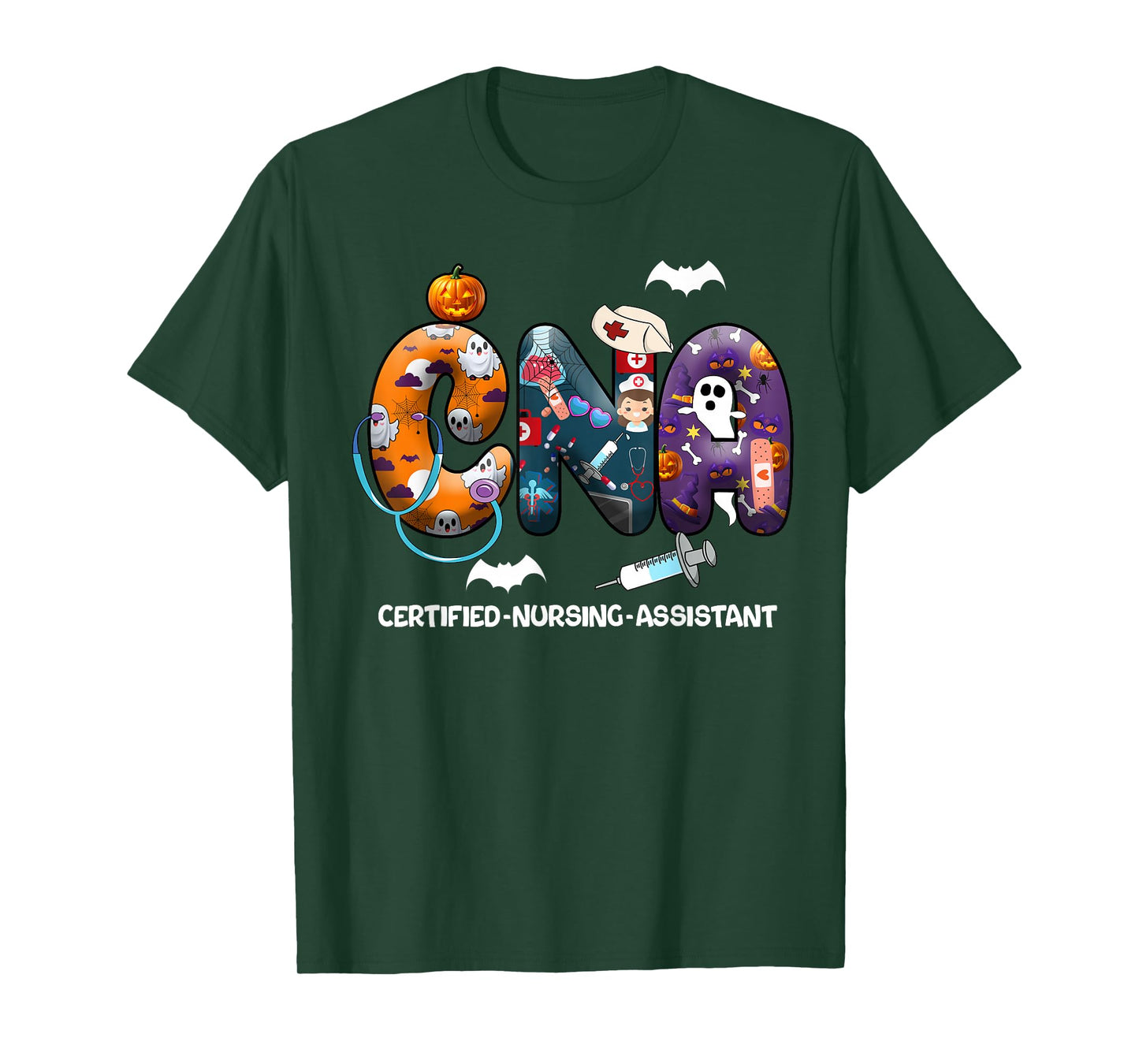 CNA Halloween Certified Nursing Assistant Nurse Halloween T-Shirt
