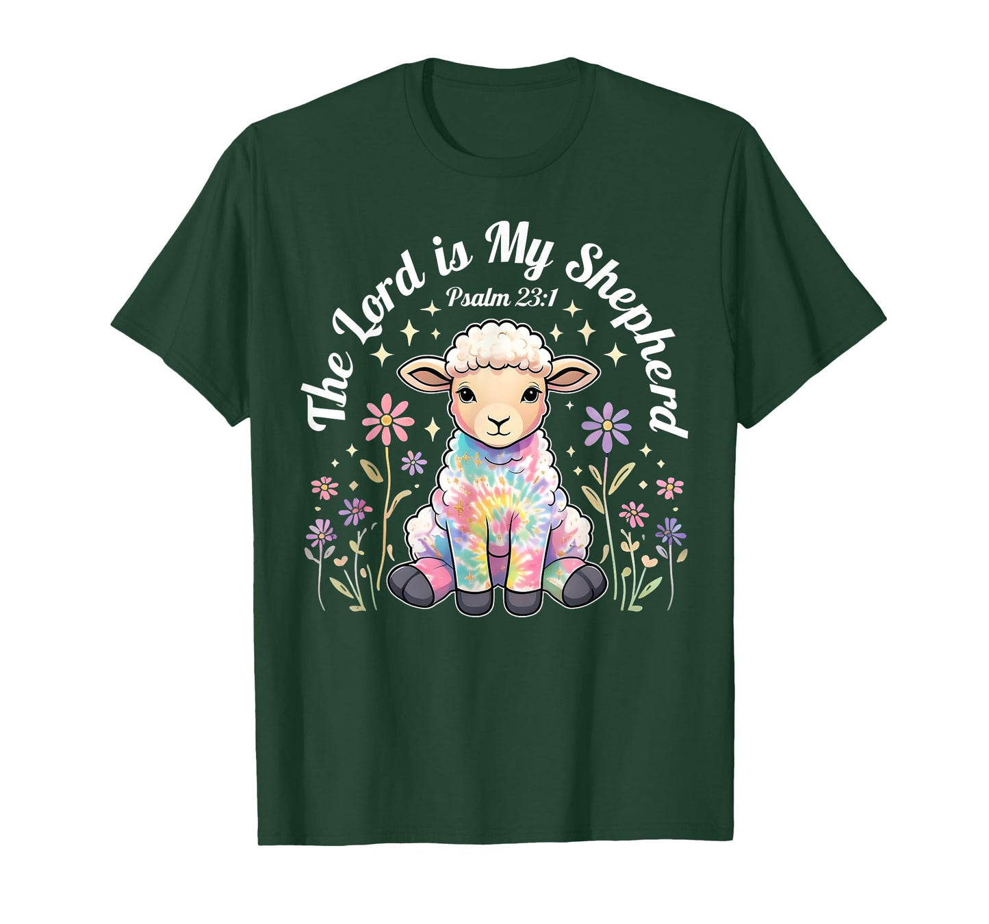 The Lord Is My Shepherd Easter Christian Faith Bible Verse T-Shirt