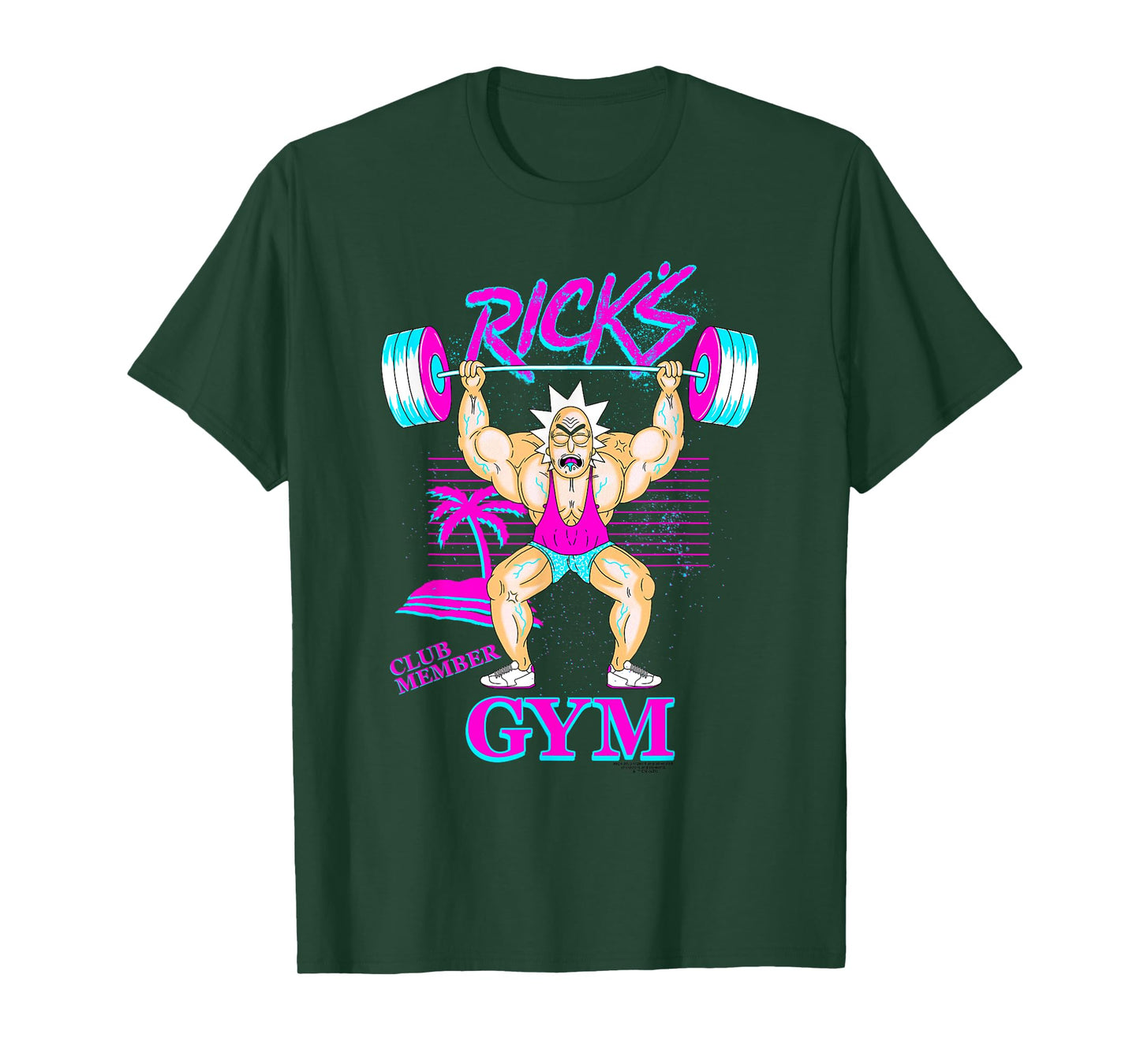 Rick and Morty Rick's Gym T-Shirt