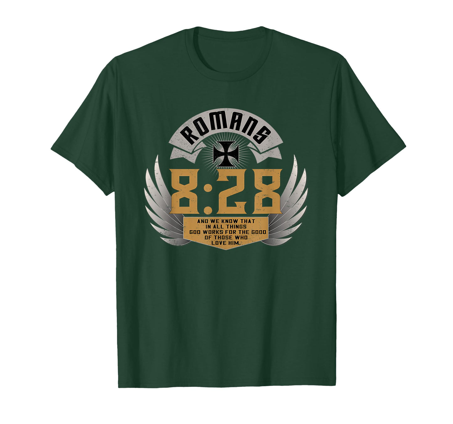 Vintage Romans 828 Biker Style Winged - Motorcycle Wings T-Shirt