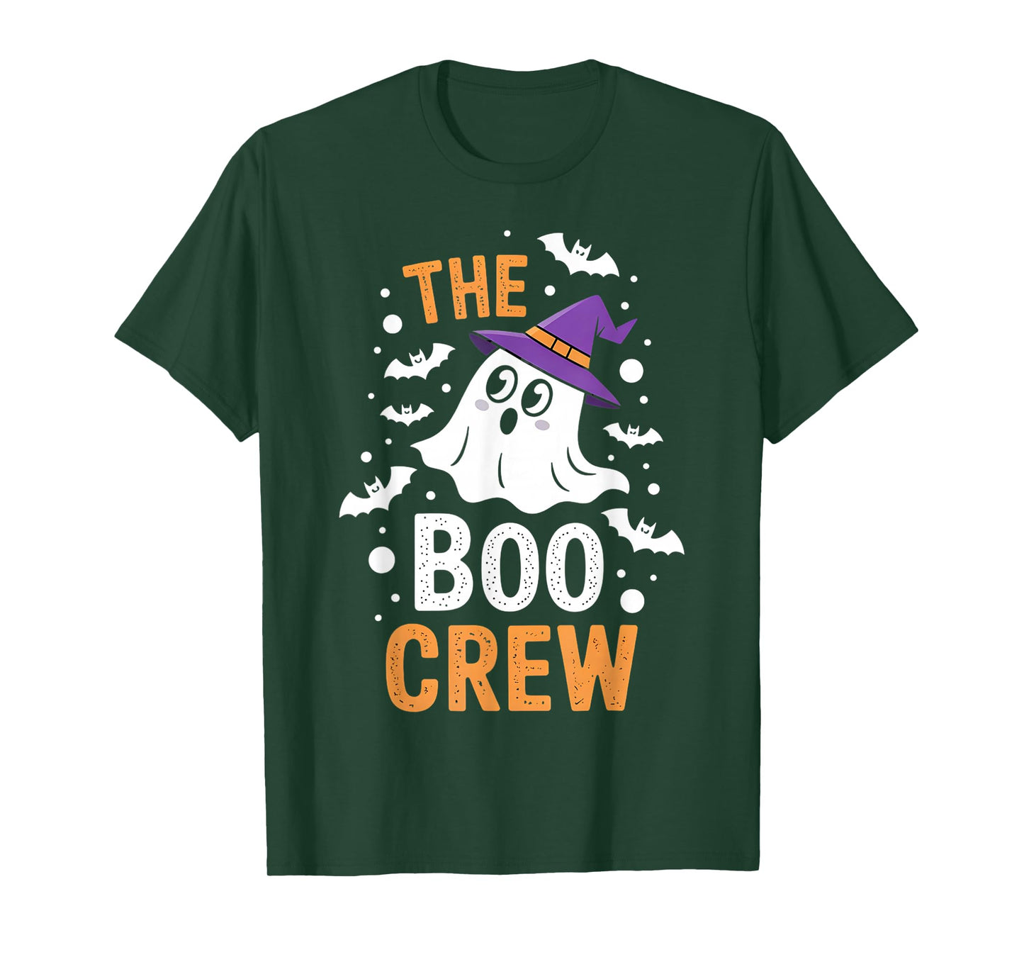 Halloween Ghost The Boo Crew Costume Matching Women Gifts T-Shirt