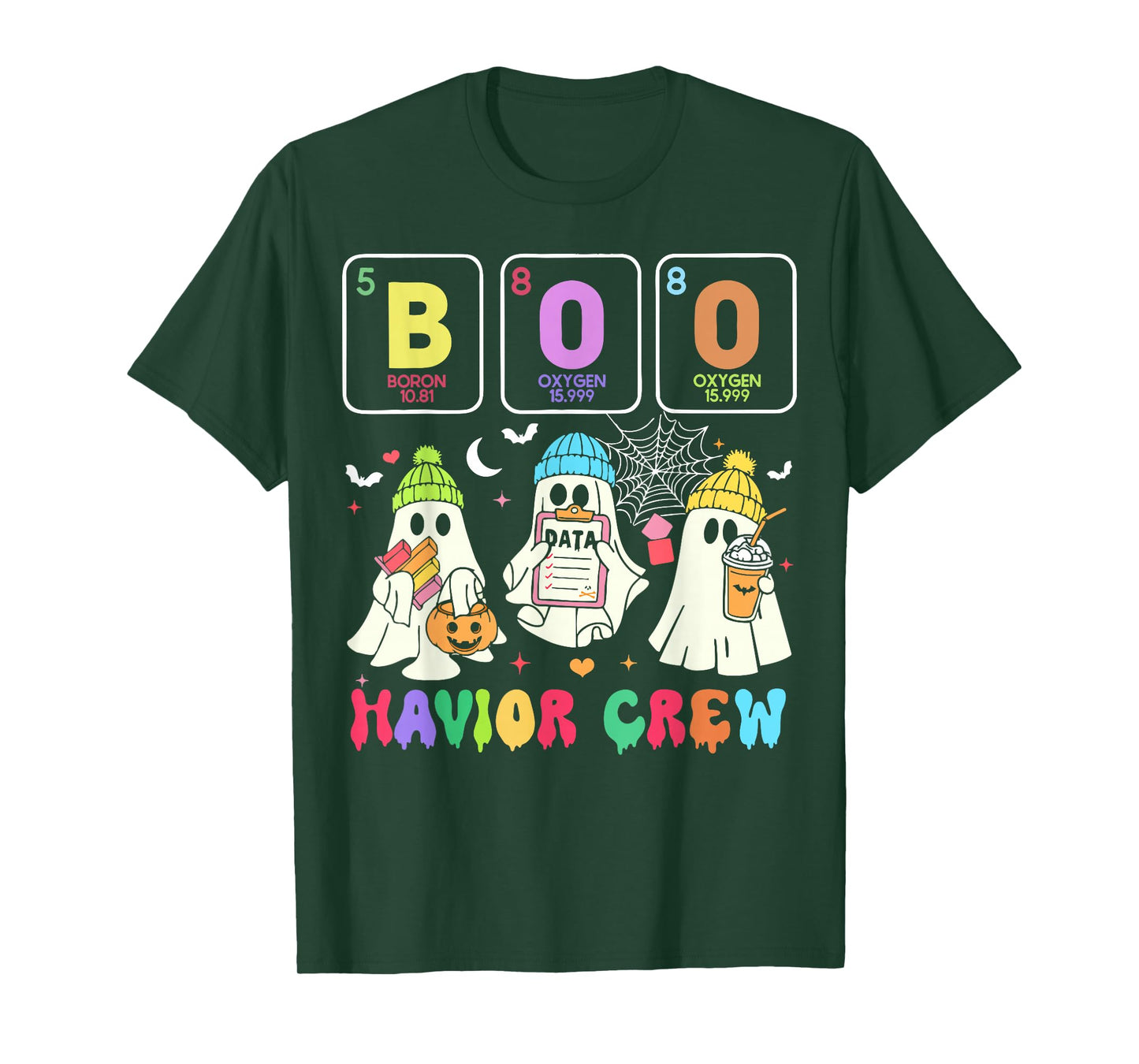 Chemistry Boo Havior Crew Behavior Analyst Halloween T-Shirt