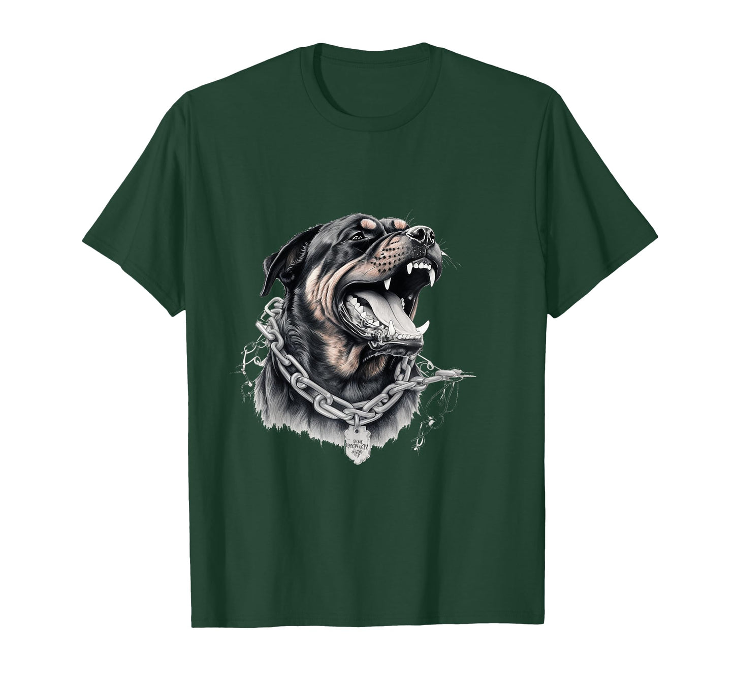 Fierce Rottweiler Dog T-Shirt for Men Women