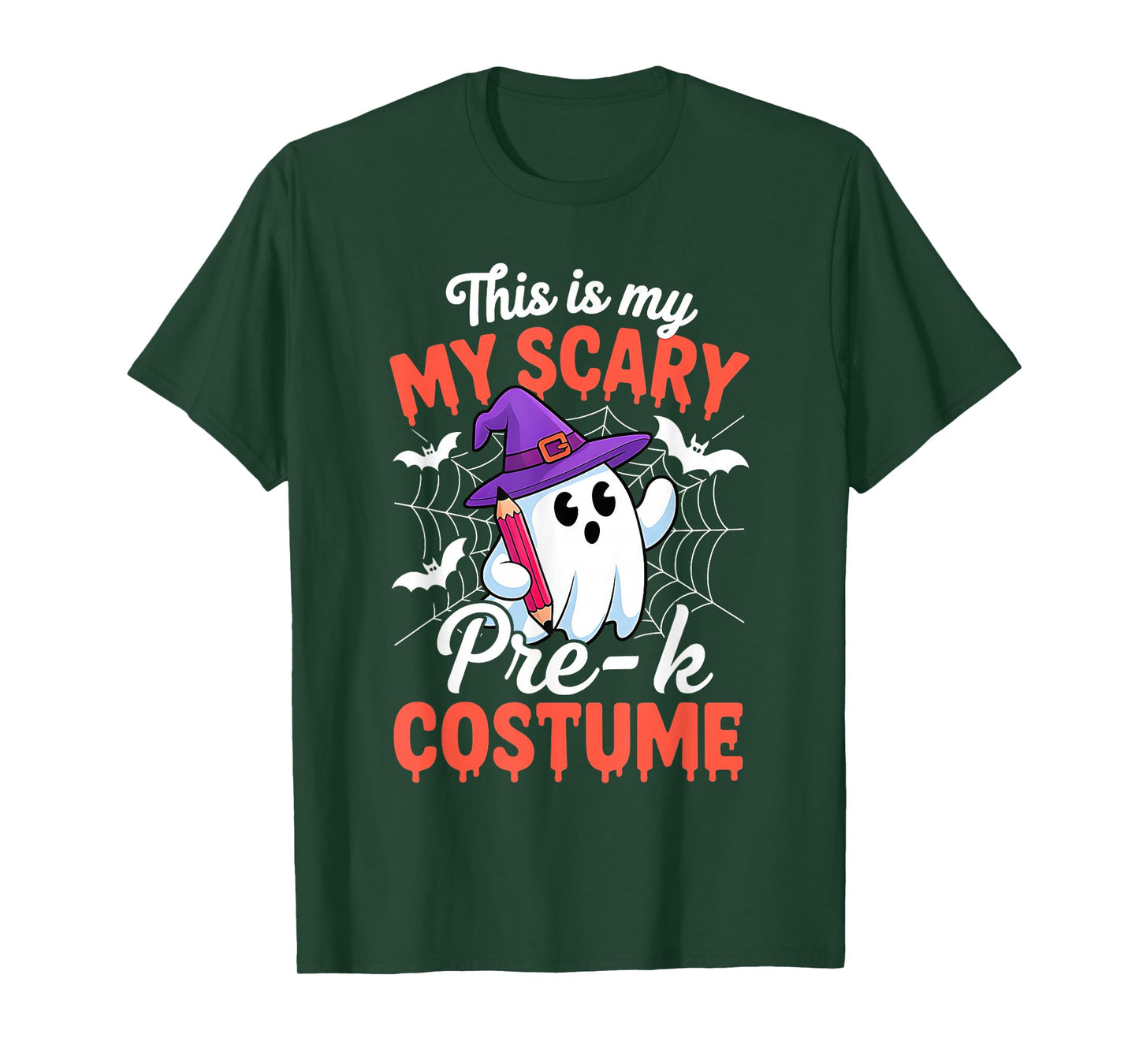This is My Scary Pre-k Teacher Costume Halloween T-Shirt