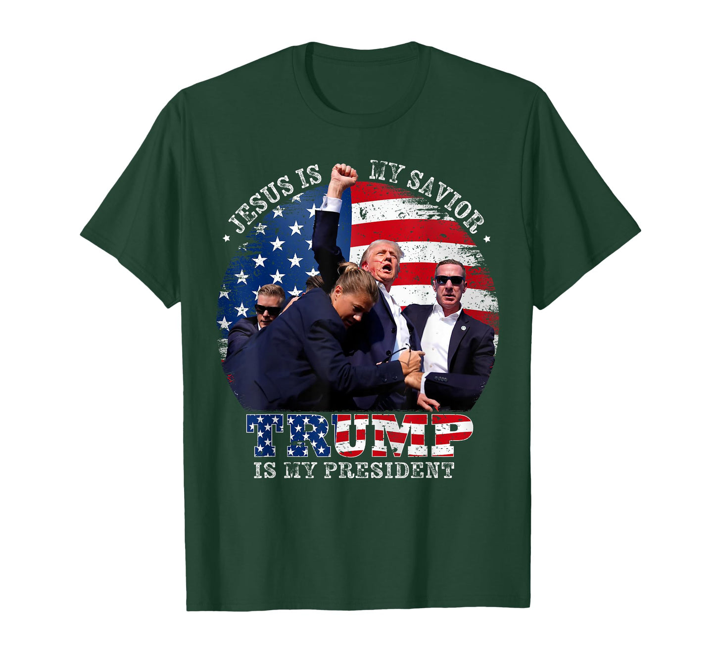 Donald Trump Fight Jesus Is My Savior Trump is my President T-Shirt