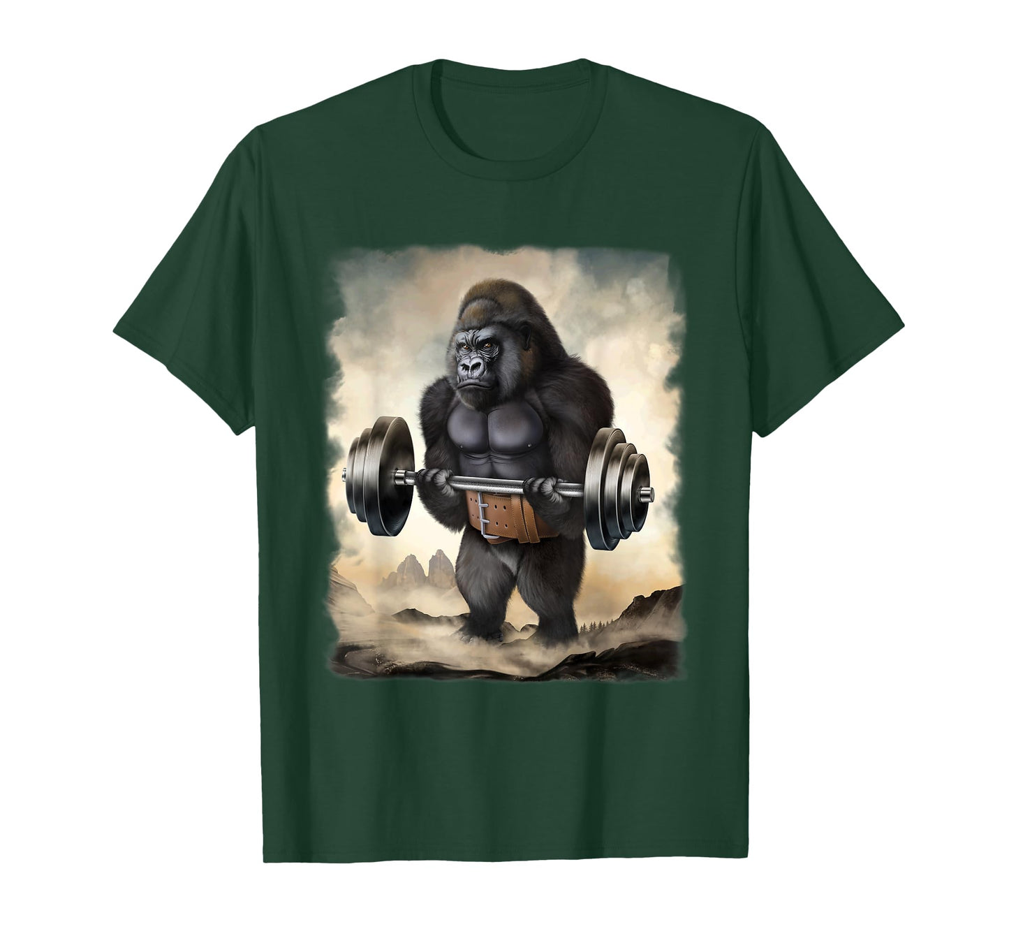 Gorilla Muscle Training Weightlifting T-Shirt