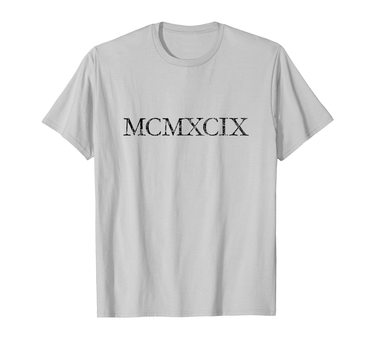MCMXCIX Vintage 1999 (Antique Black) Birthday Gift T-Shirt