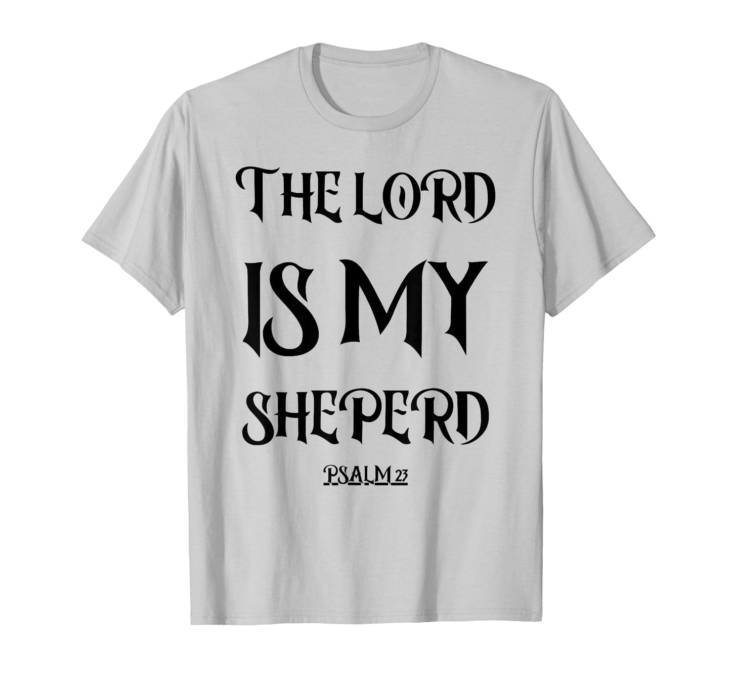 Psalm 23 Tee Vintage Bible Verse Gift Fear No Evil Jesus T-Shirt