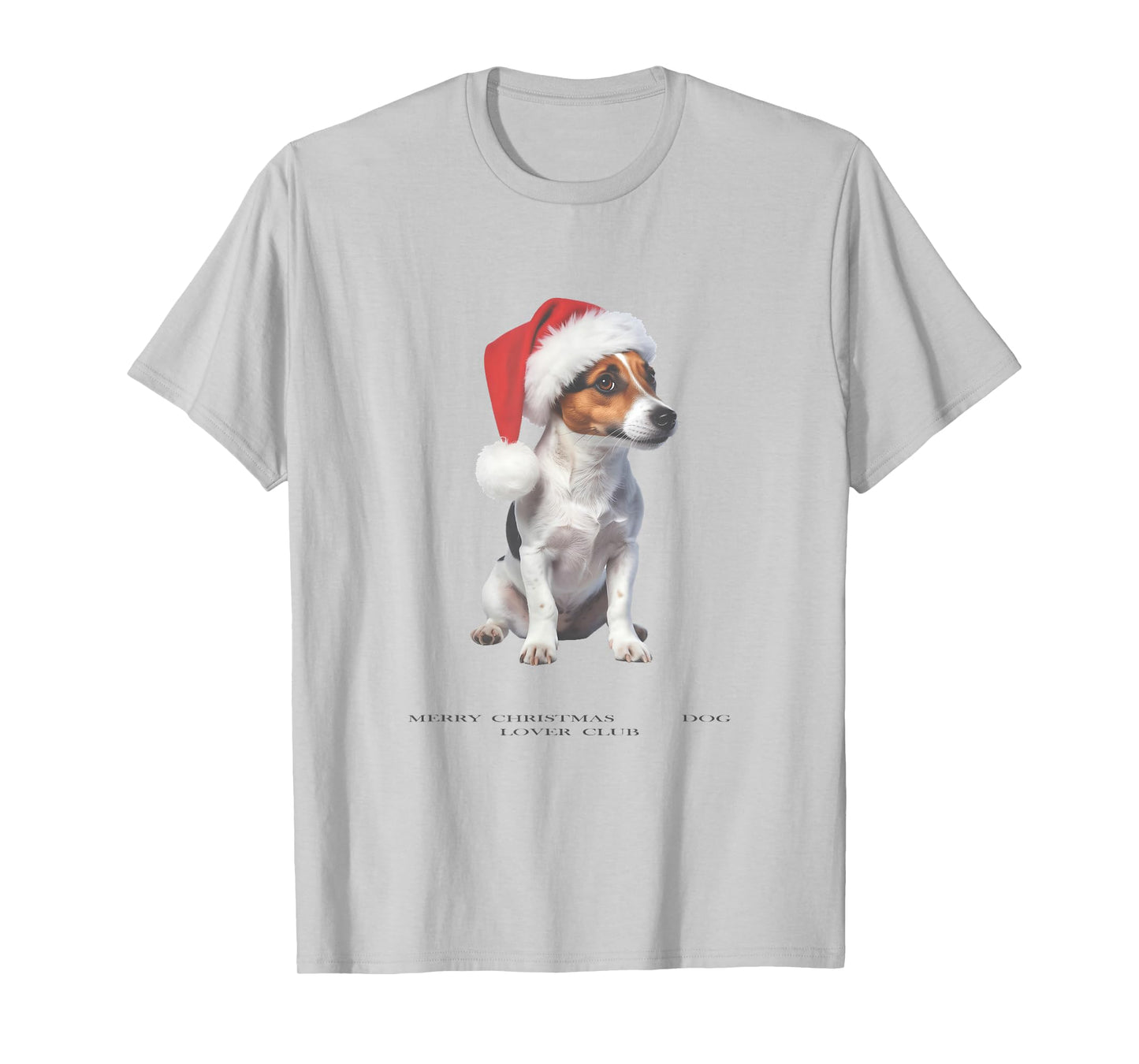 Jack Russell Terrier Christmas Dog Vintage T-Shirt