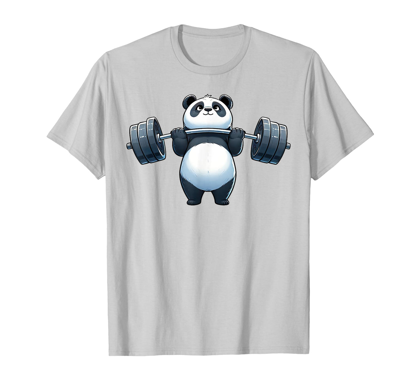 Panda Weightlifting Fitness Gym Training Bodybuilding T-Shirt