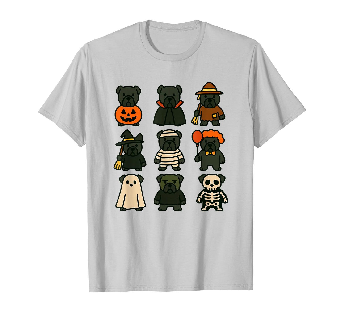 Cane Corso Halloween Costume Funny Scary Dog Ghost Witch T-Shirt