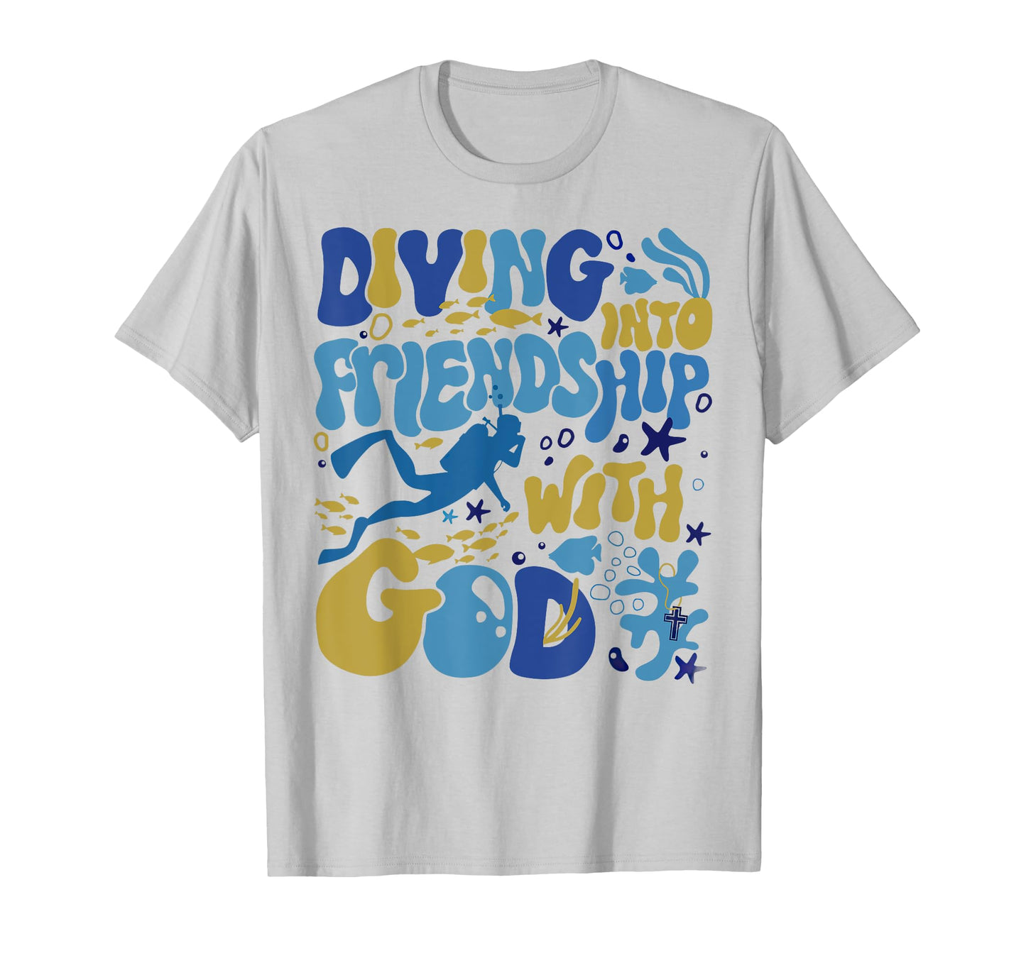 Diving Into Friendship With God Underwater Scuba VBS 2024 T-Shirt
