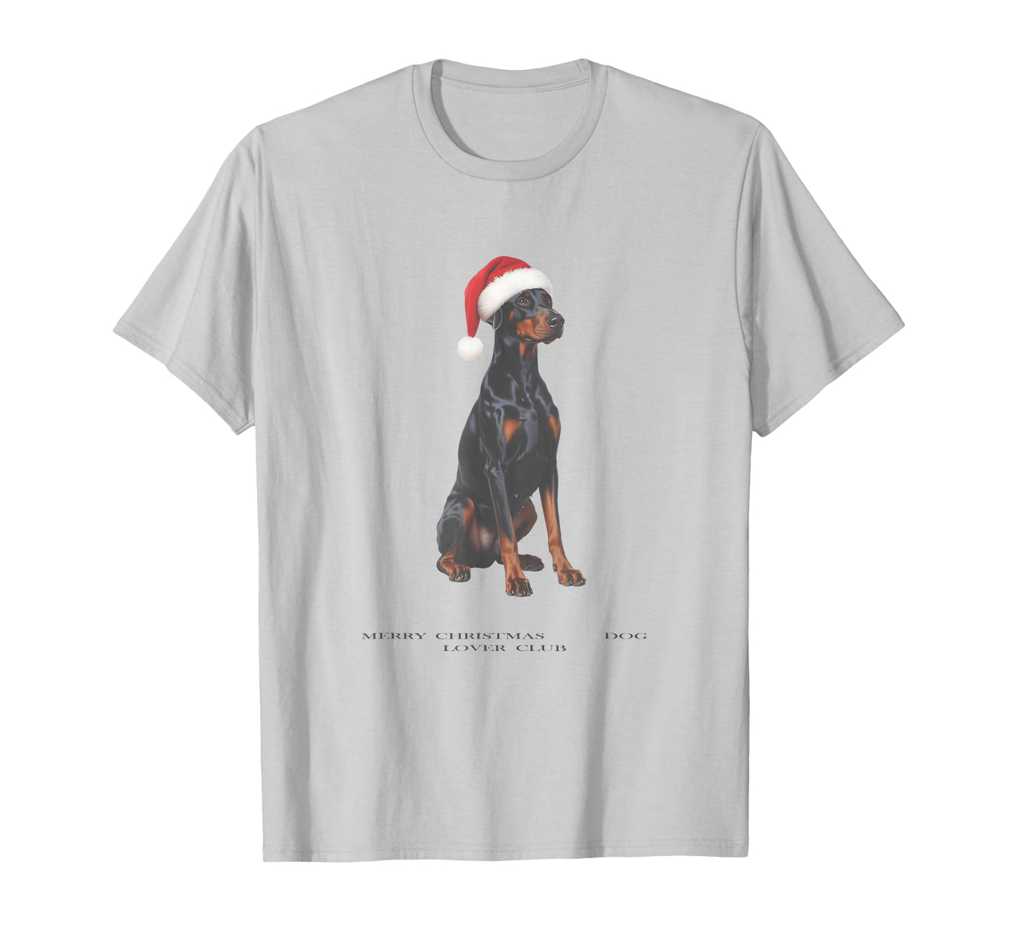 Doberman Christmas Dog Vintage T-Shirt