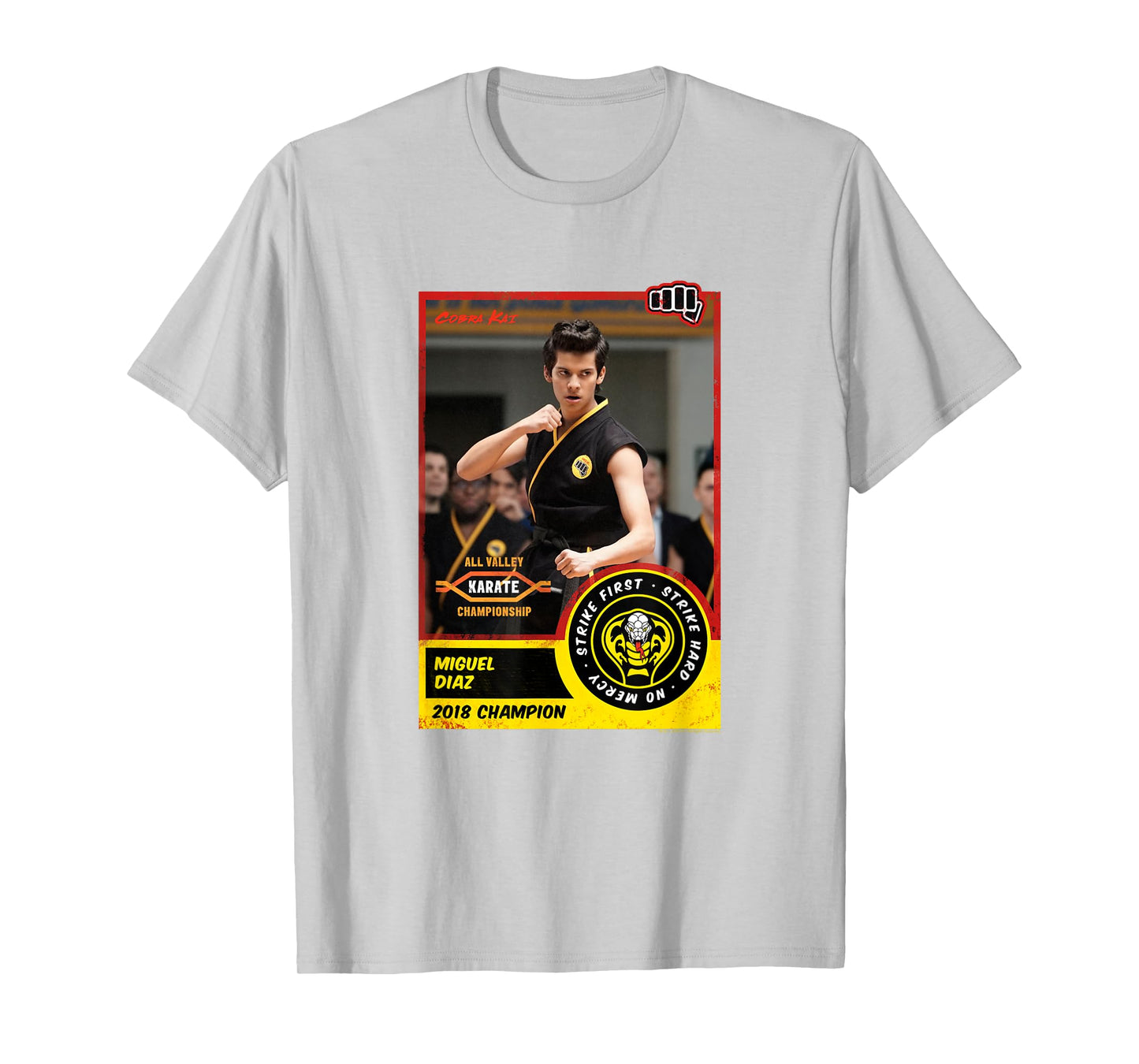 Cobra Kai Miguel Diaz Champion Card T-Shirt