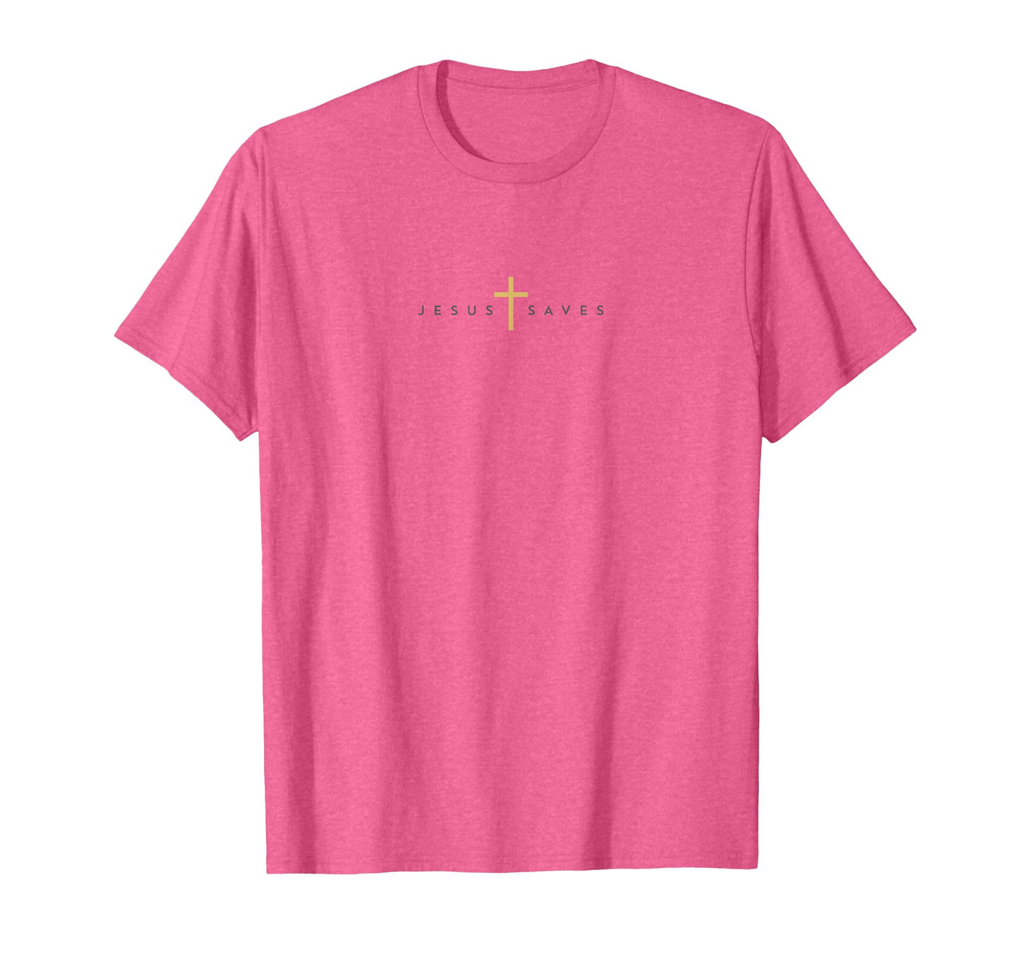 Jesus Saves Cross Gold Thin Christian Jesus White 33andme T-Shirt