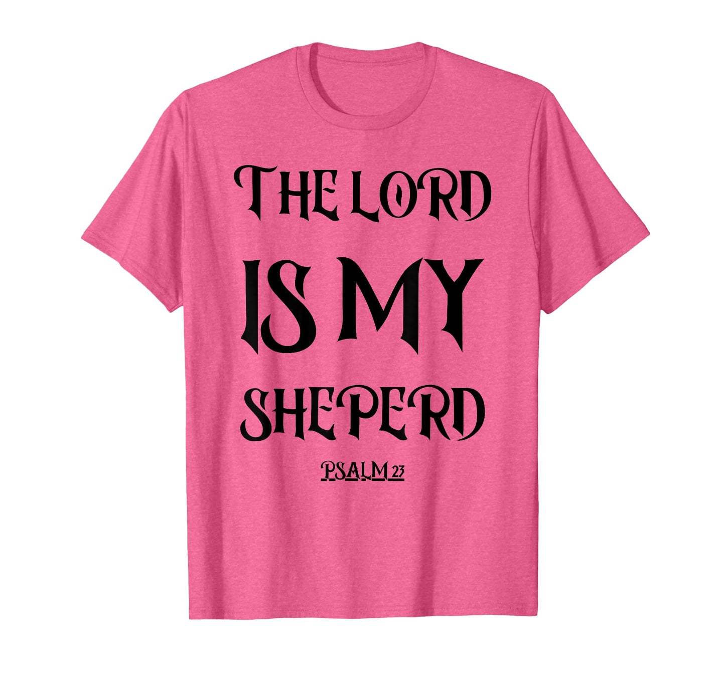 Psalm 23 Tee Vintage Bible Verse Gift Fear No Evil Jesus T-Shirt