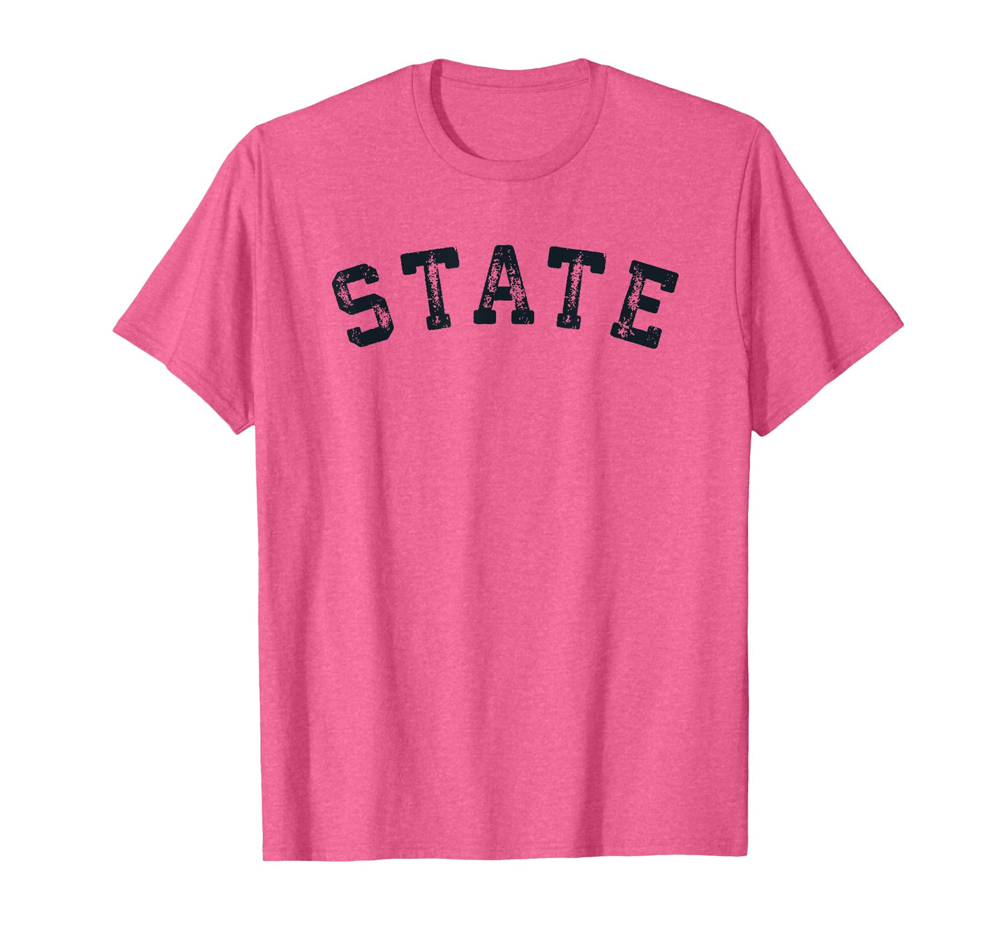 Vintage State T Shirt Distressed Old Retro Sports Gift Tee T-Shirt