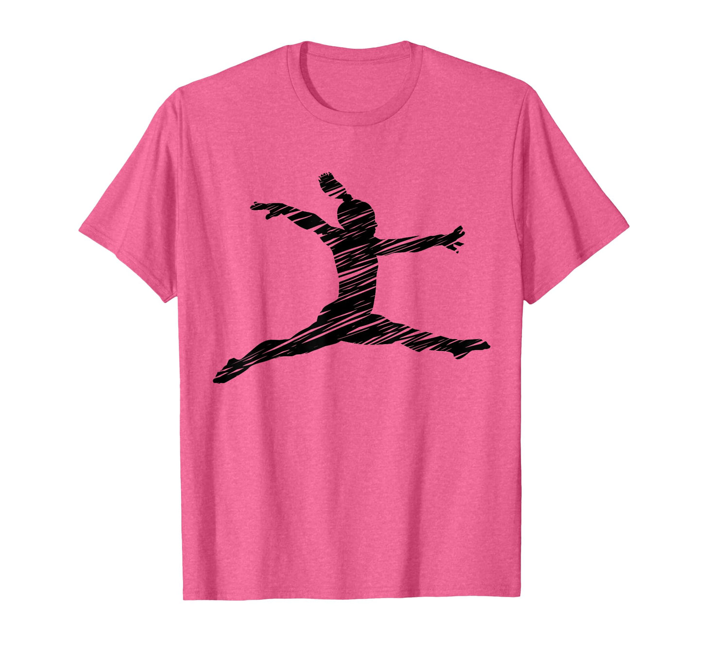 Gift Idea Gymnastics Ladies Retro Gymnastics Motif T-Shirt - Blue, Women's Small
