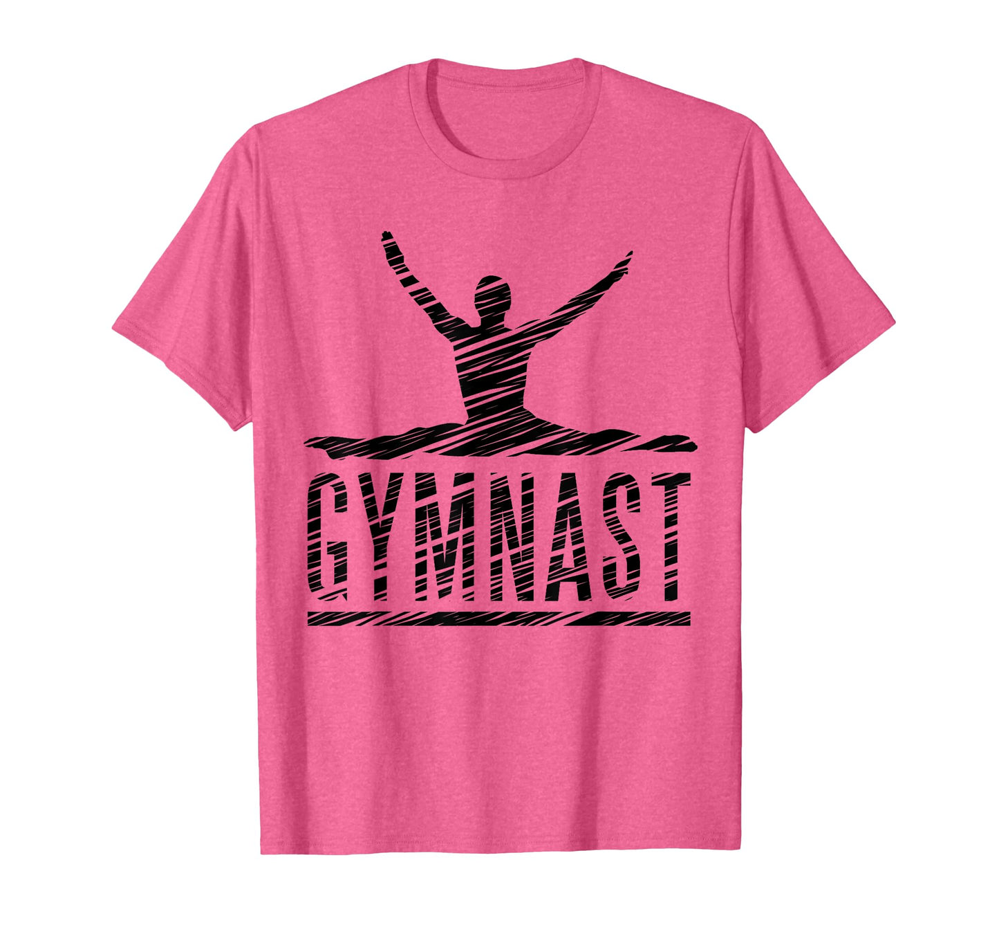 Gymnastics Fan Vintage Motif T-Shirt