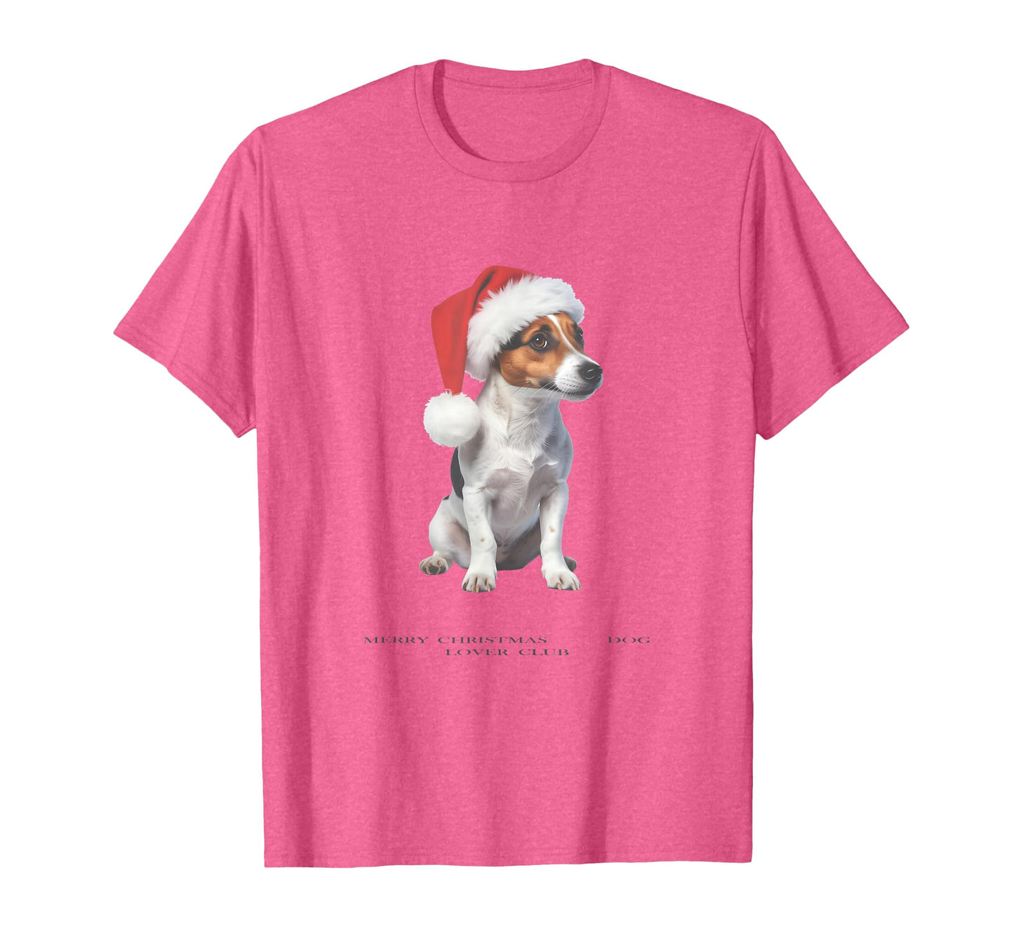 Jack Russell Terrier Christmas Dog Vintage T-Shirt