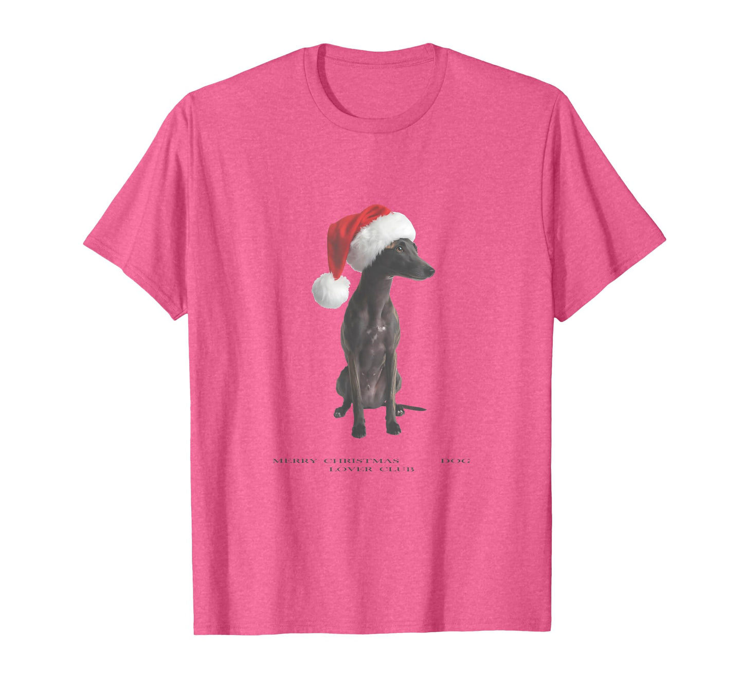 Whippet Christmas Dog Vintage T-Shirt