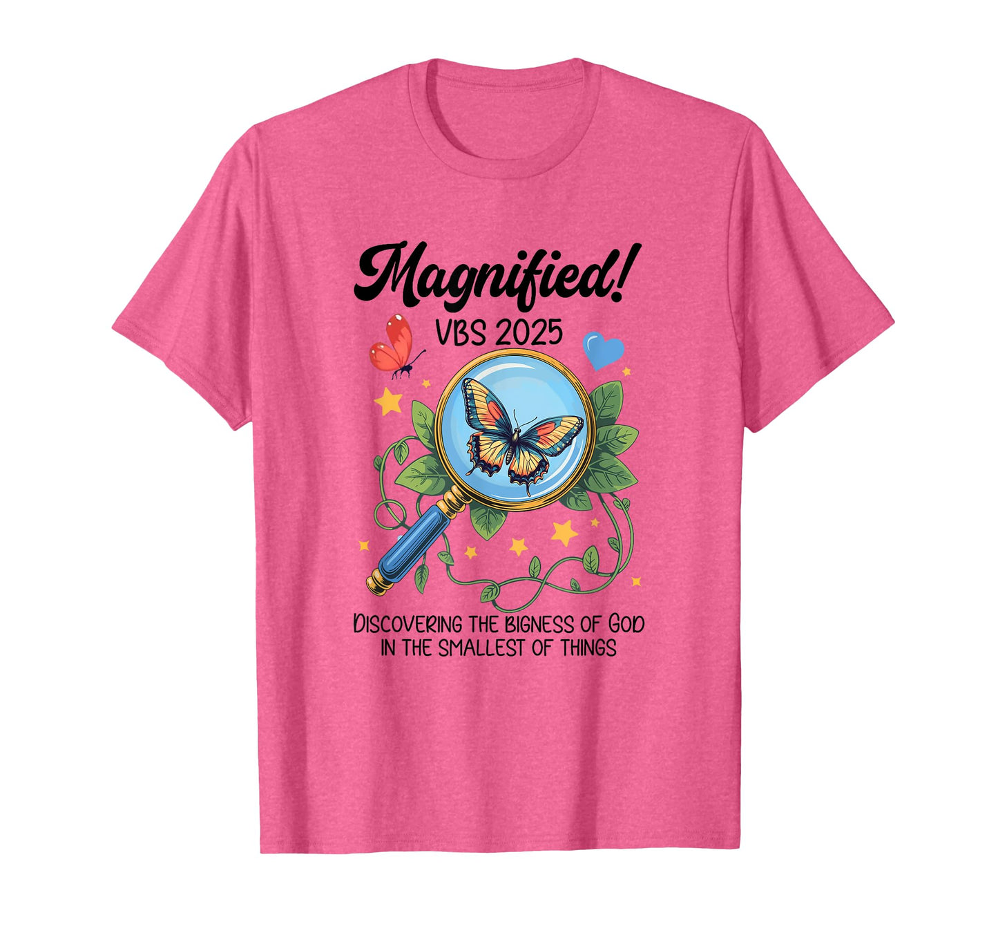 Magnified Vbs 2025 Butterfly Discovering The Bigness Of God T-Shirt