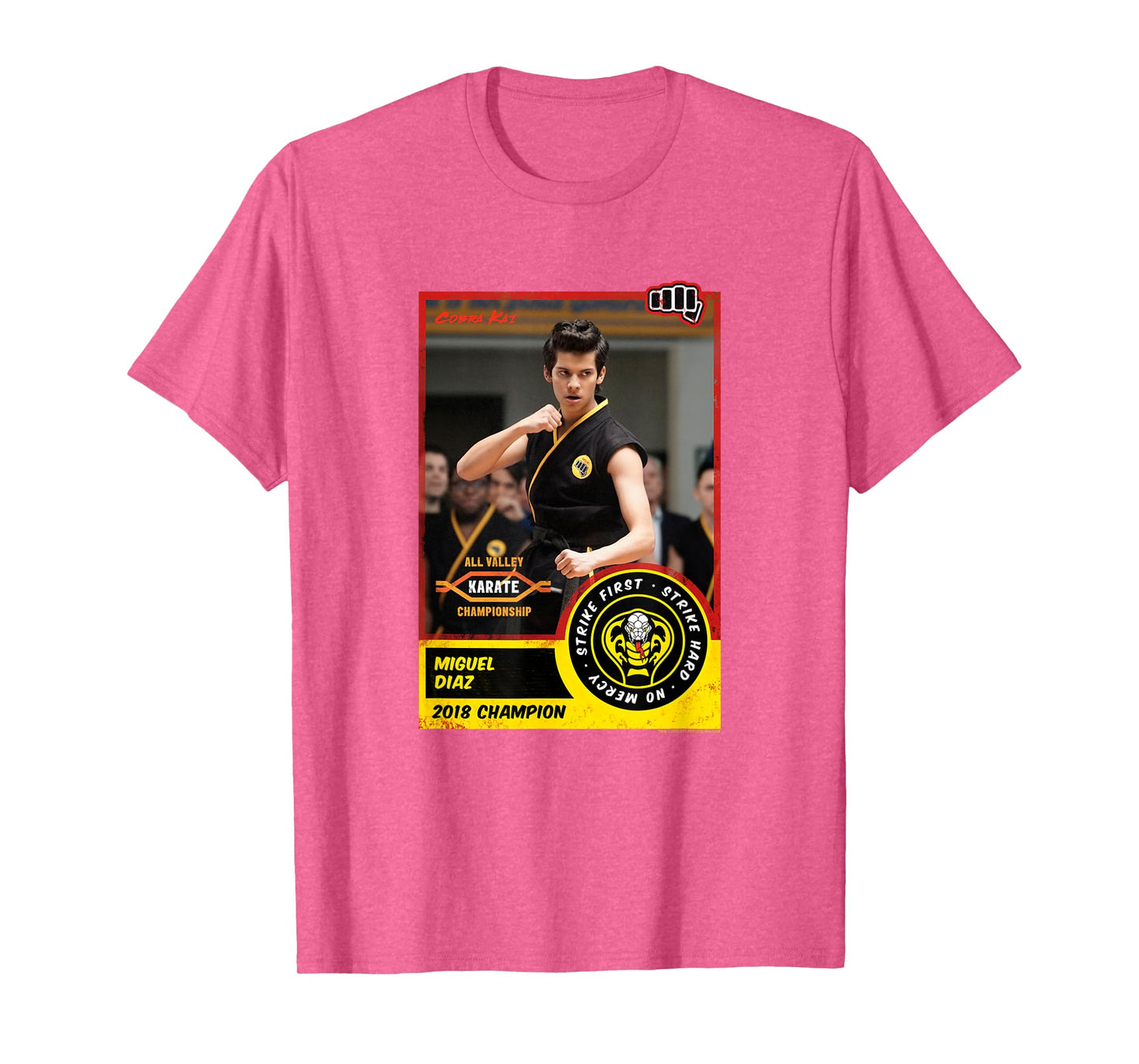 Cobra Kai Miguel Diaz Champion Card T-Shirt