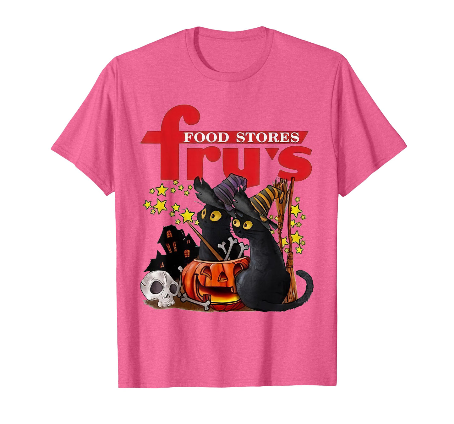 Fry’s Food and Drug X Black Cat Witch Halloween T-Shirt