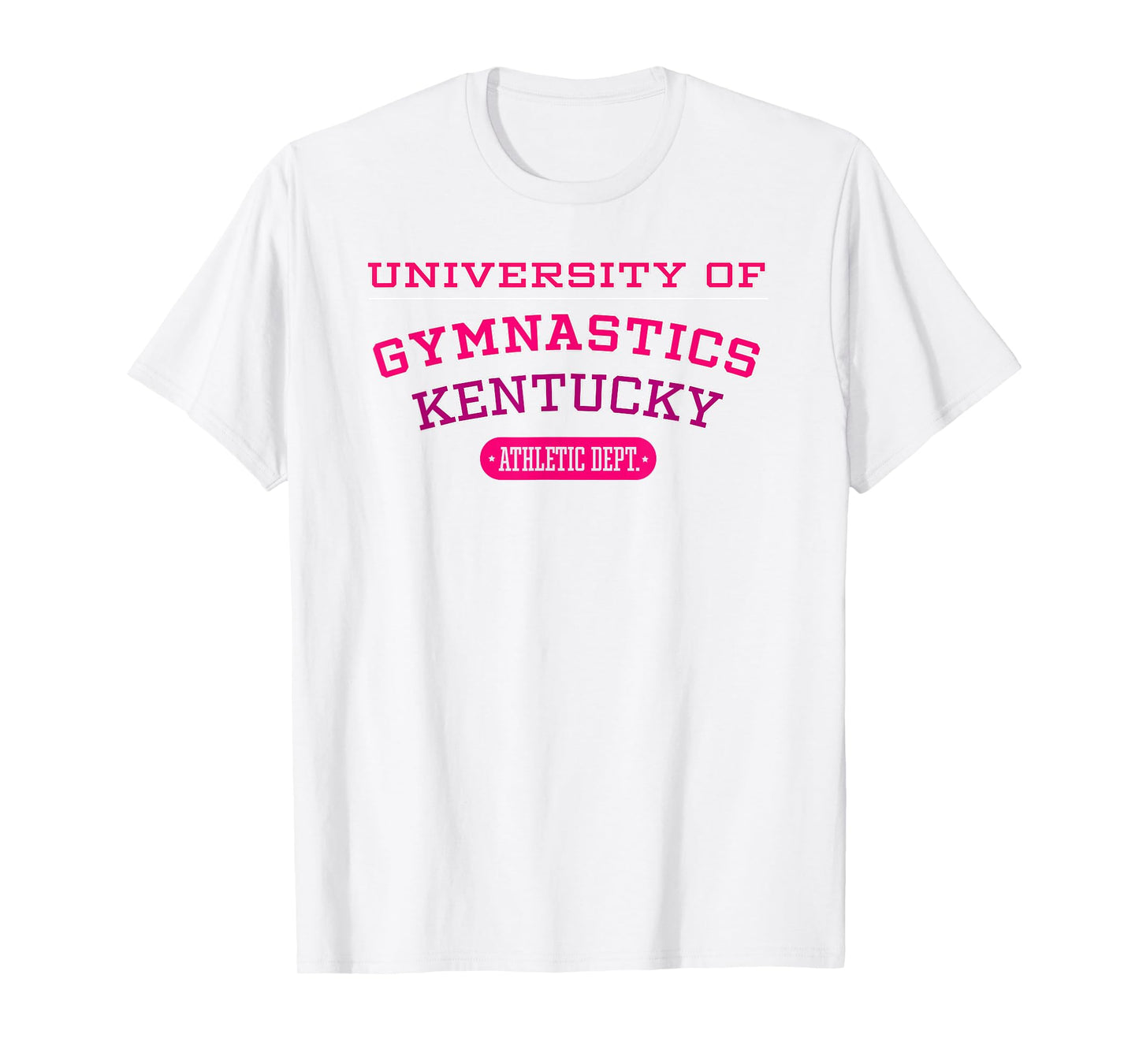 University of Gymnastics KENTUCKY Athletic Dept. T-shirt T-Shirt