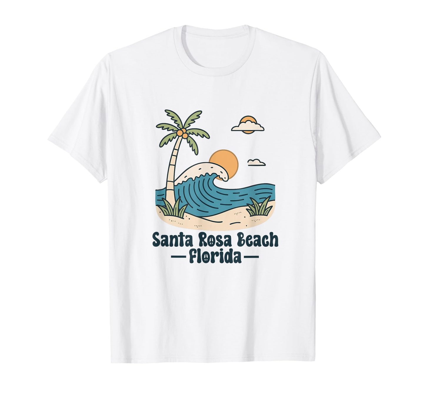 Santa Rosa Beach Florida Souvenir Walton County T-Shirt