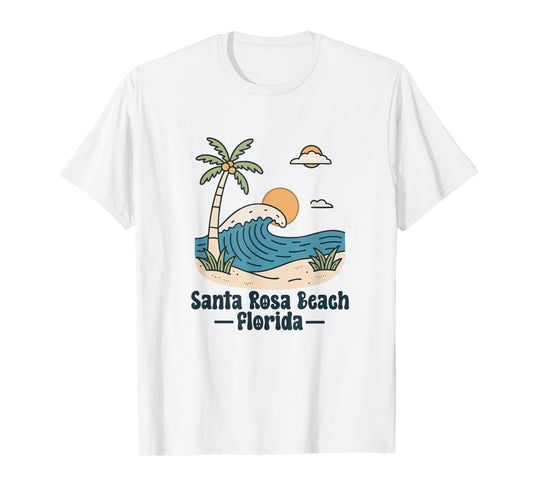 Santa Rosa Beach Florida Souvenir Walton County T-Shirt