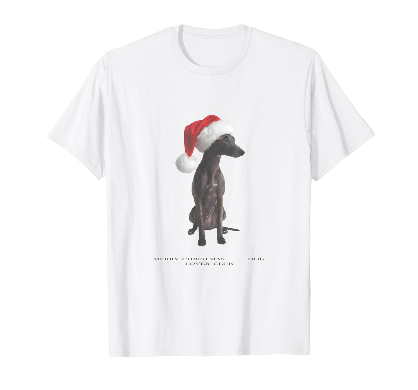 Whippet Christmas Dog Vintage T-Shirt