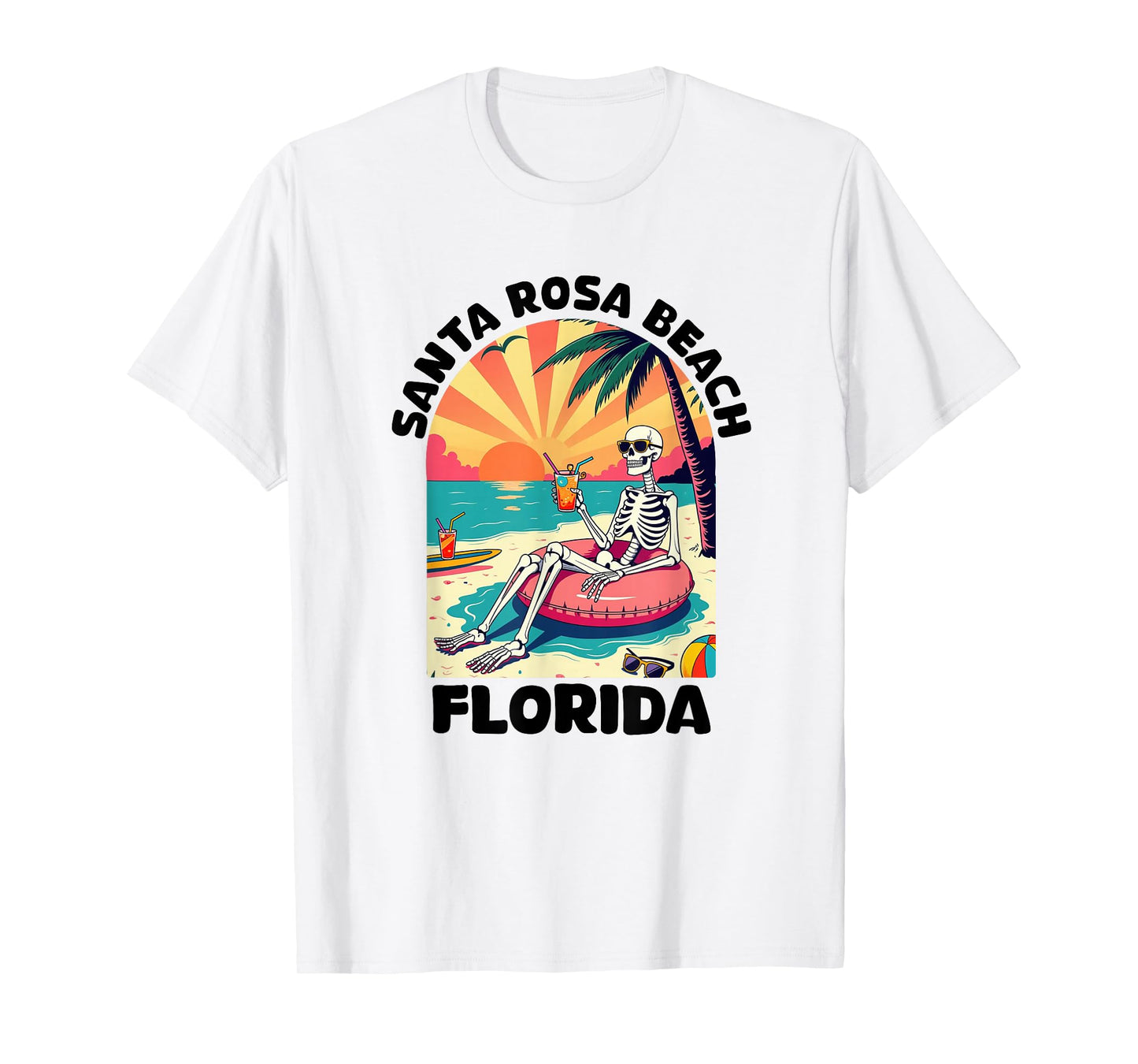 Santa Rosa Beach Florida Souvenir Walton County T-Shirt
