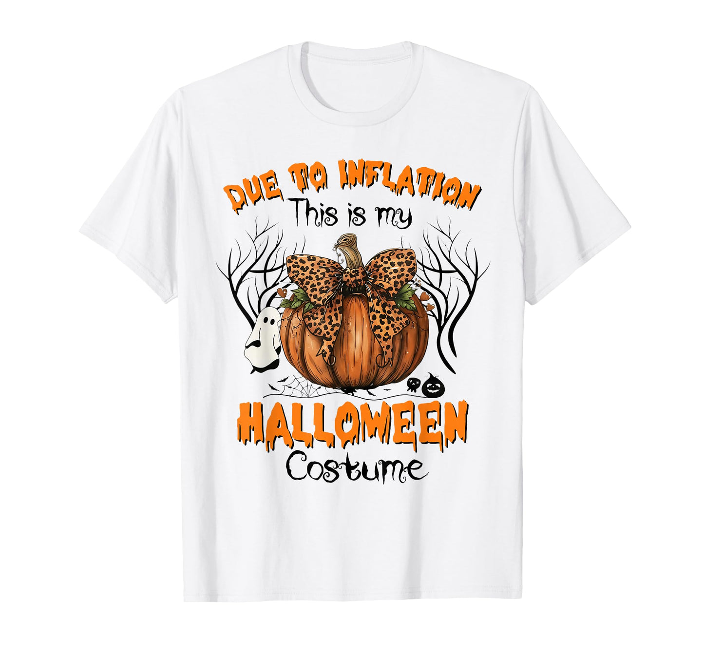 Pumpkin Halloween Costume Men Women Funny Halloween 2025 T-Shirt